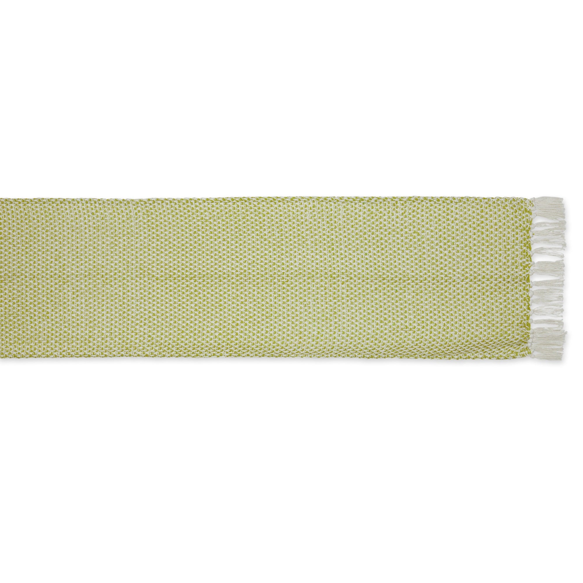 DII Avocado Woven Table Runner 15x108