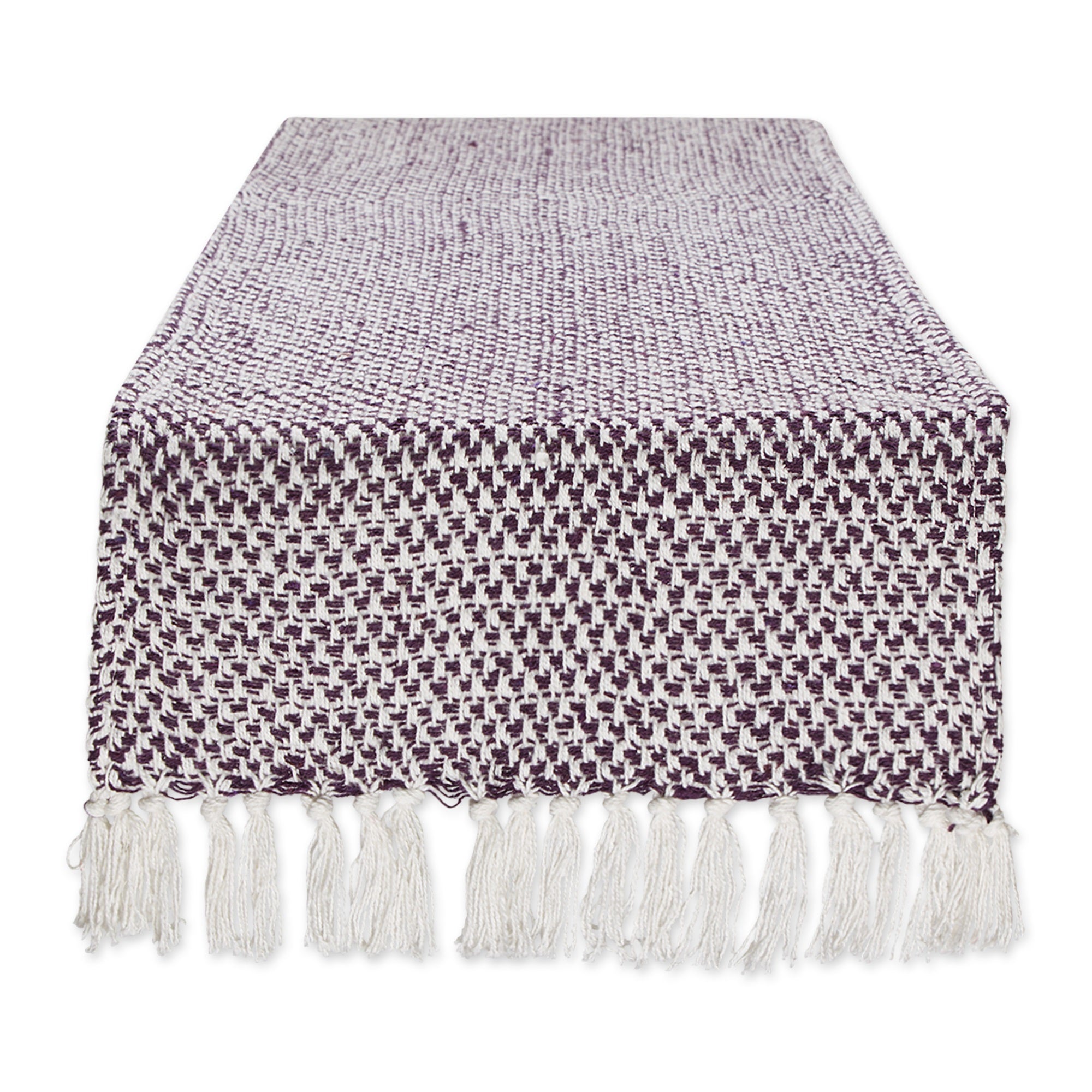 Dii Eggplant Woven Table Runner 15X72