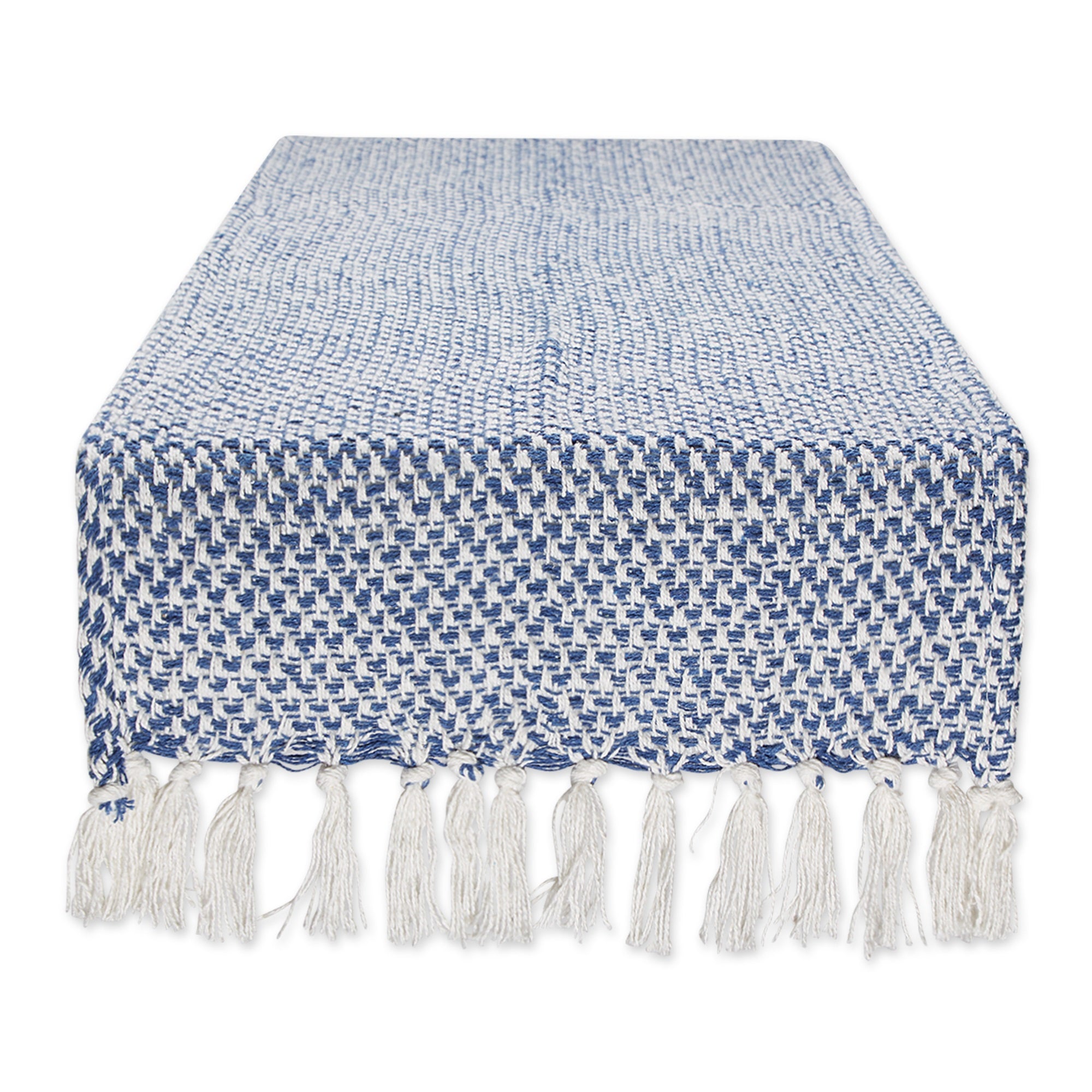 Dii Nautical Blue Woven Table Runner 15X72