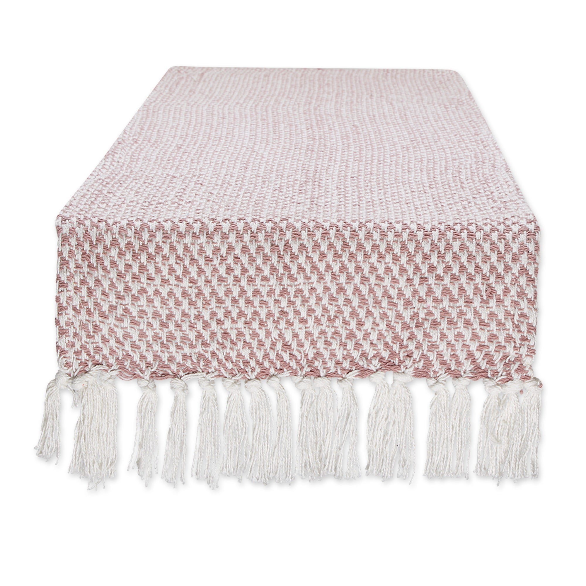 Dii Pale Mauve Woven Table Runner 15X72