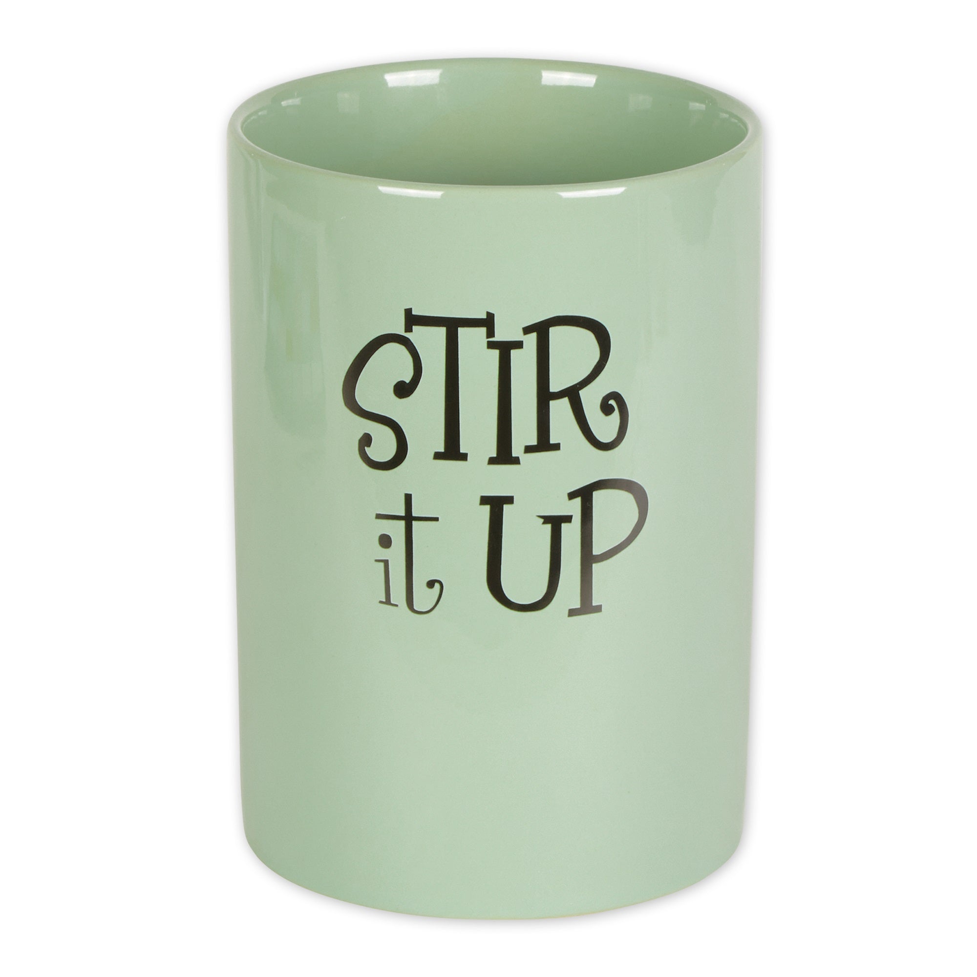Jadeite Stir It Up Ceramic Utensil Holder