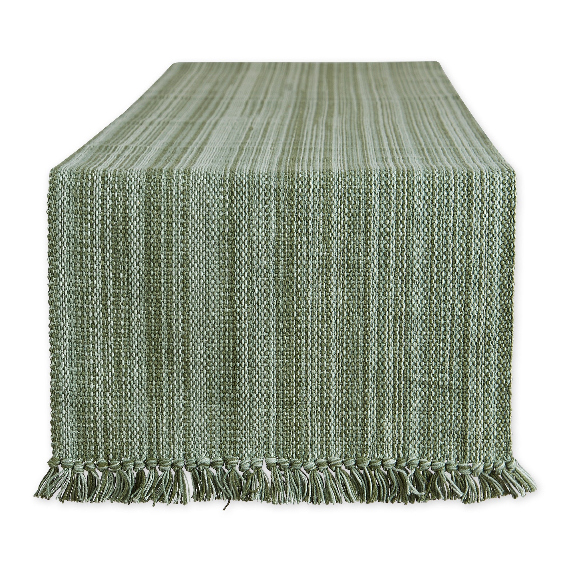 Artichoke Variegated Fringe Table Runner 13X72