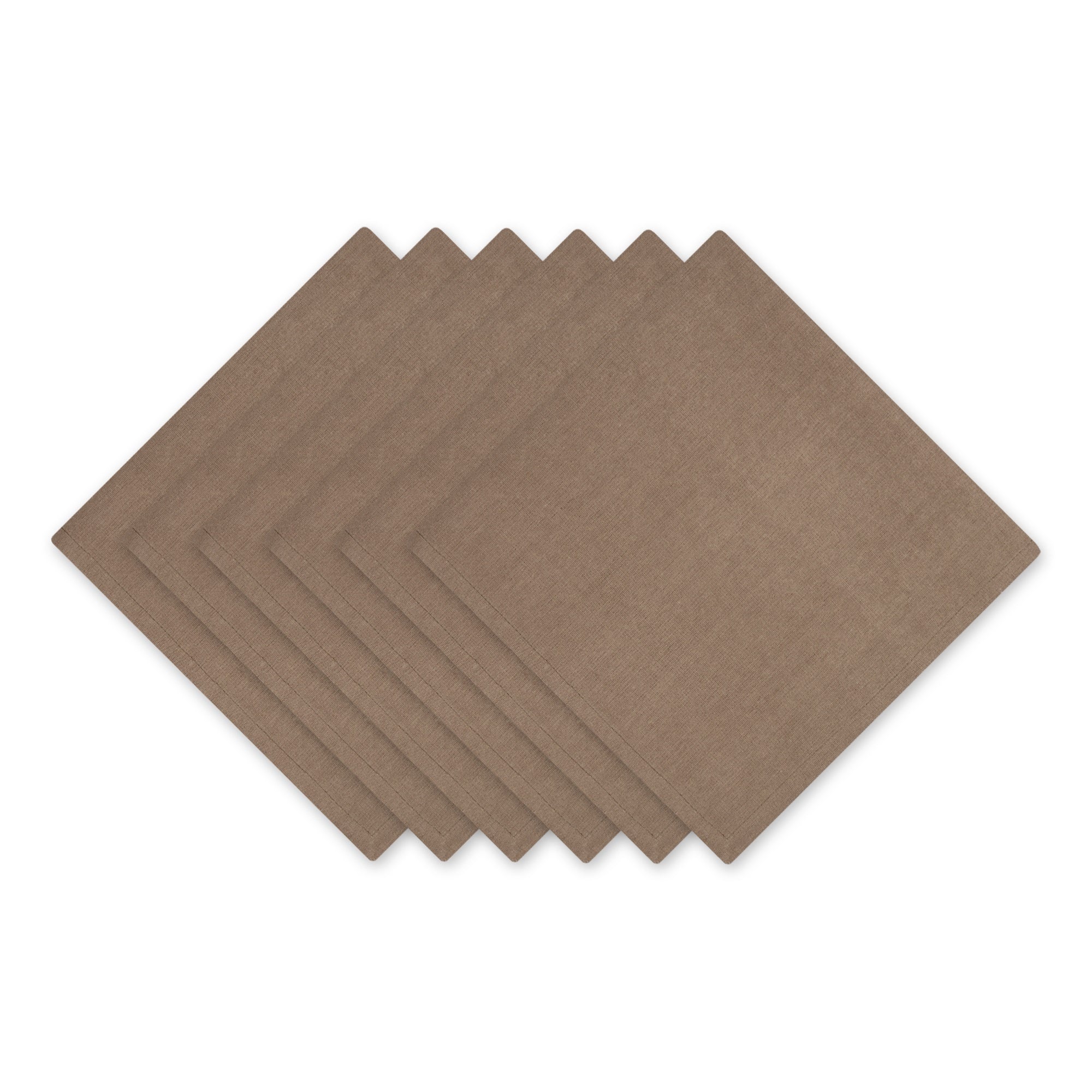 Mushroom Solid Napkin Set/6