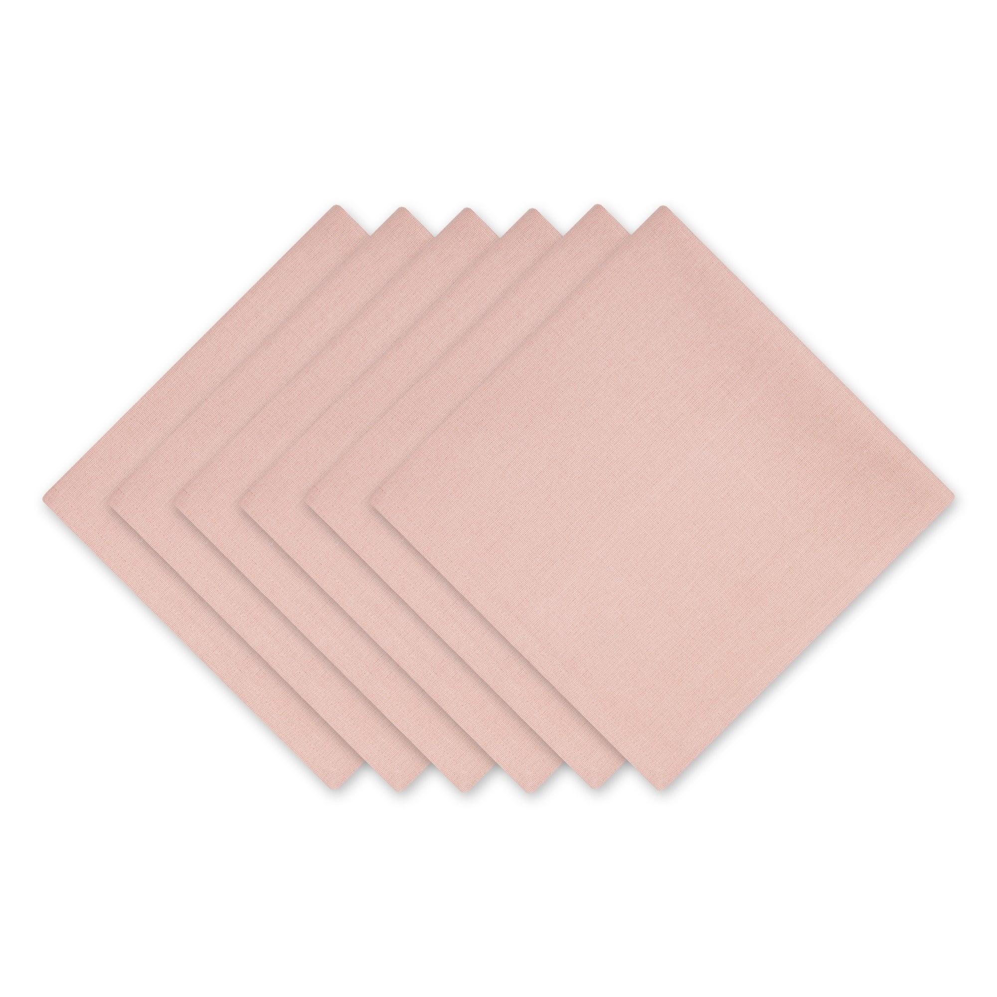 Pale Mauve Solid Napkin Set/6