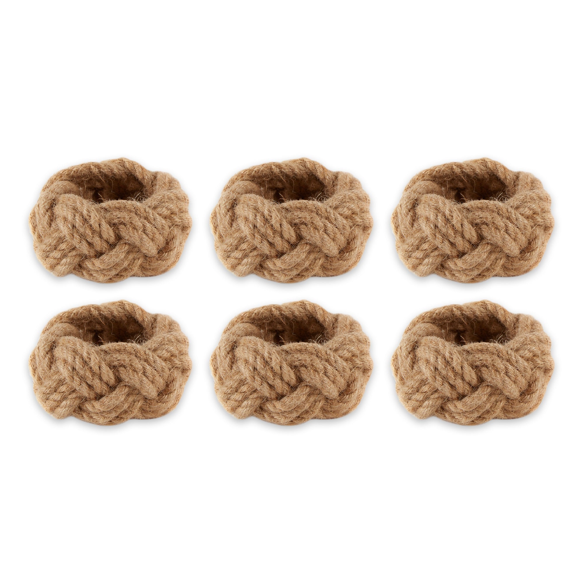Nauti Knot Napkin Ring Set/6