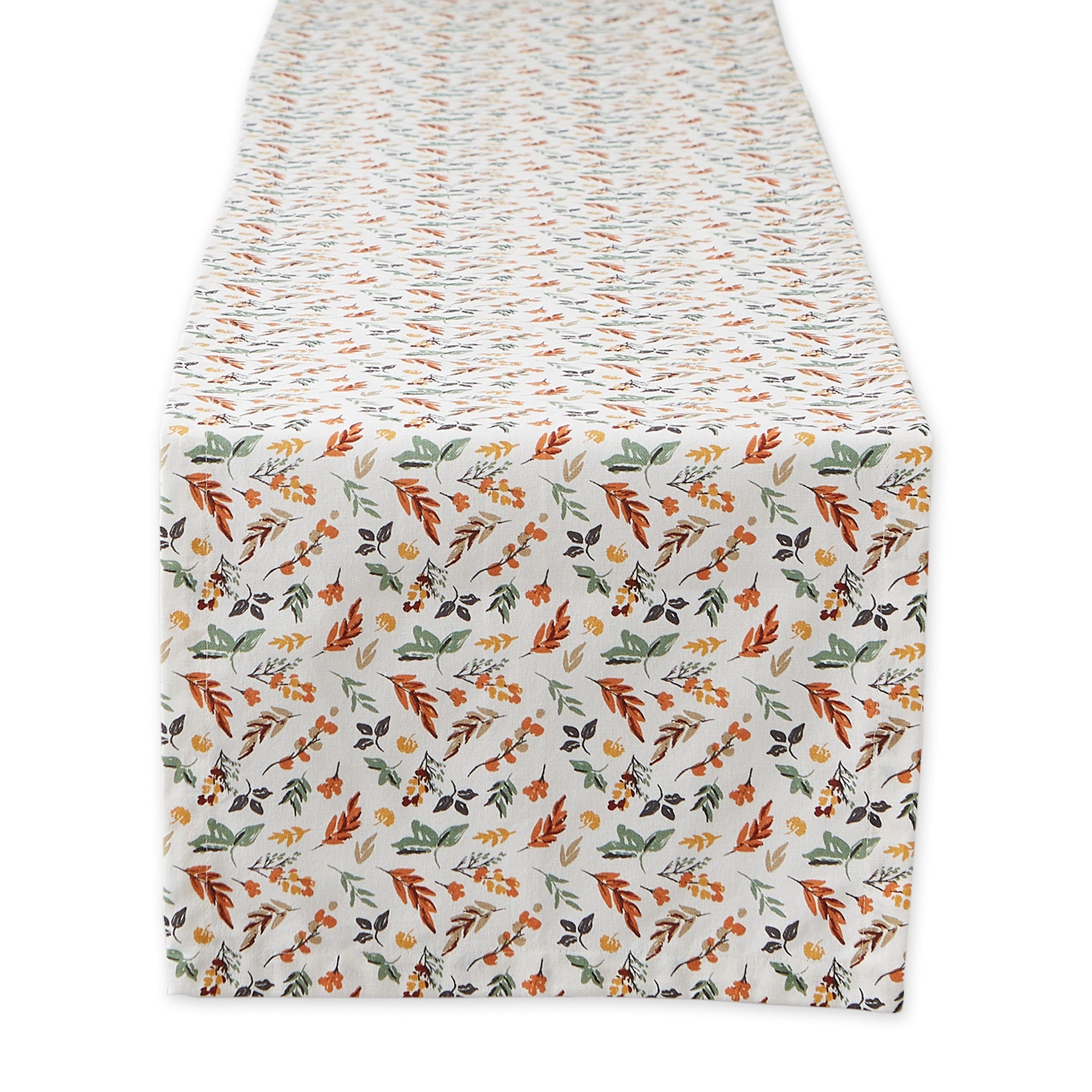 Crisp Leaves Printed Table Runner 14X72