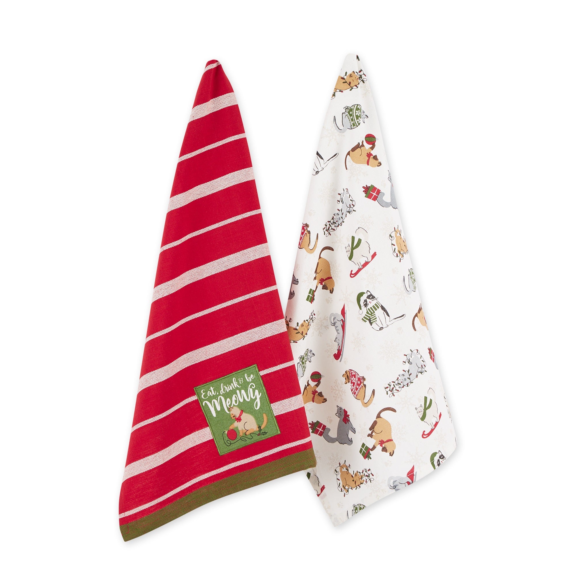 Asst Be Meowy Dishtowel Set/2
