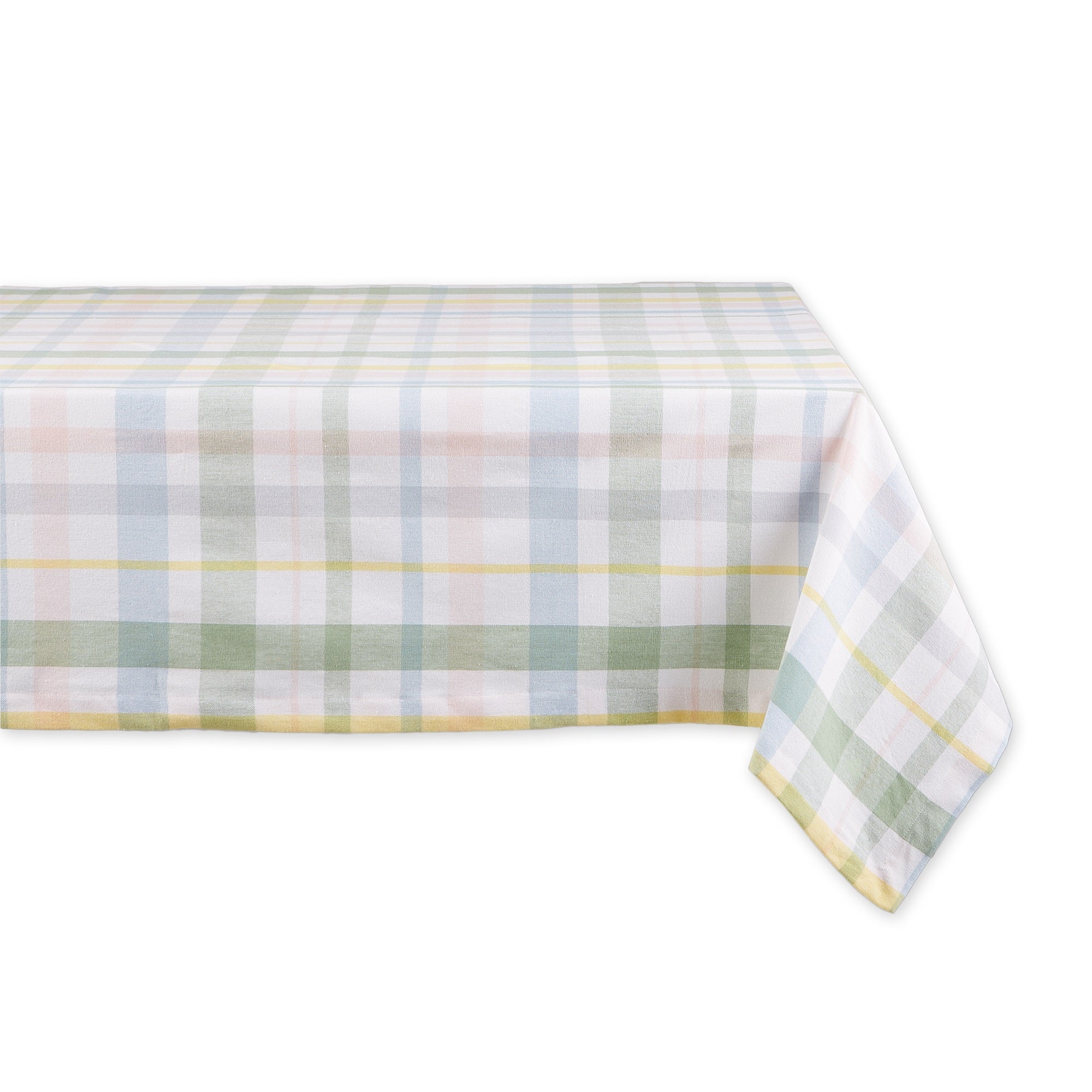 Sweet Spring Plaid Tablecloth 52X52