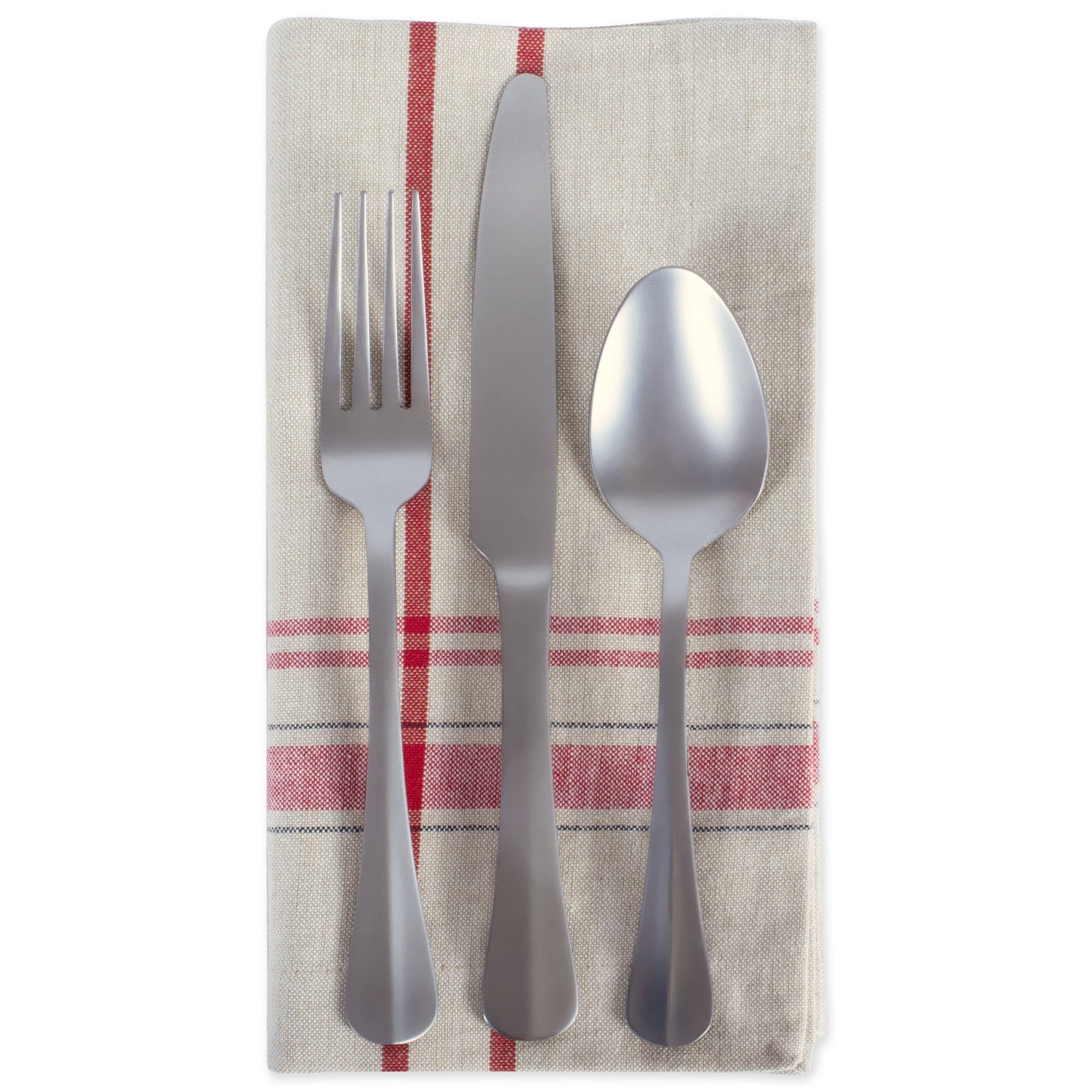 DII Red French Stripe Napkin (Set of 6)