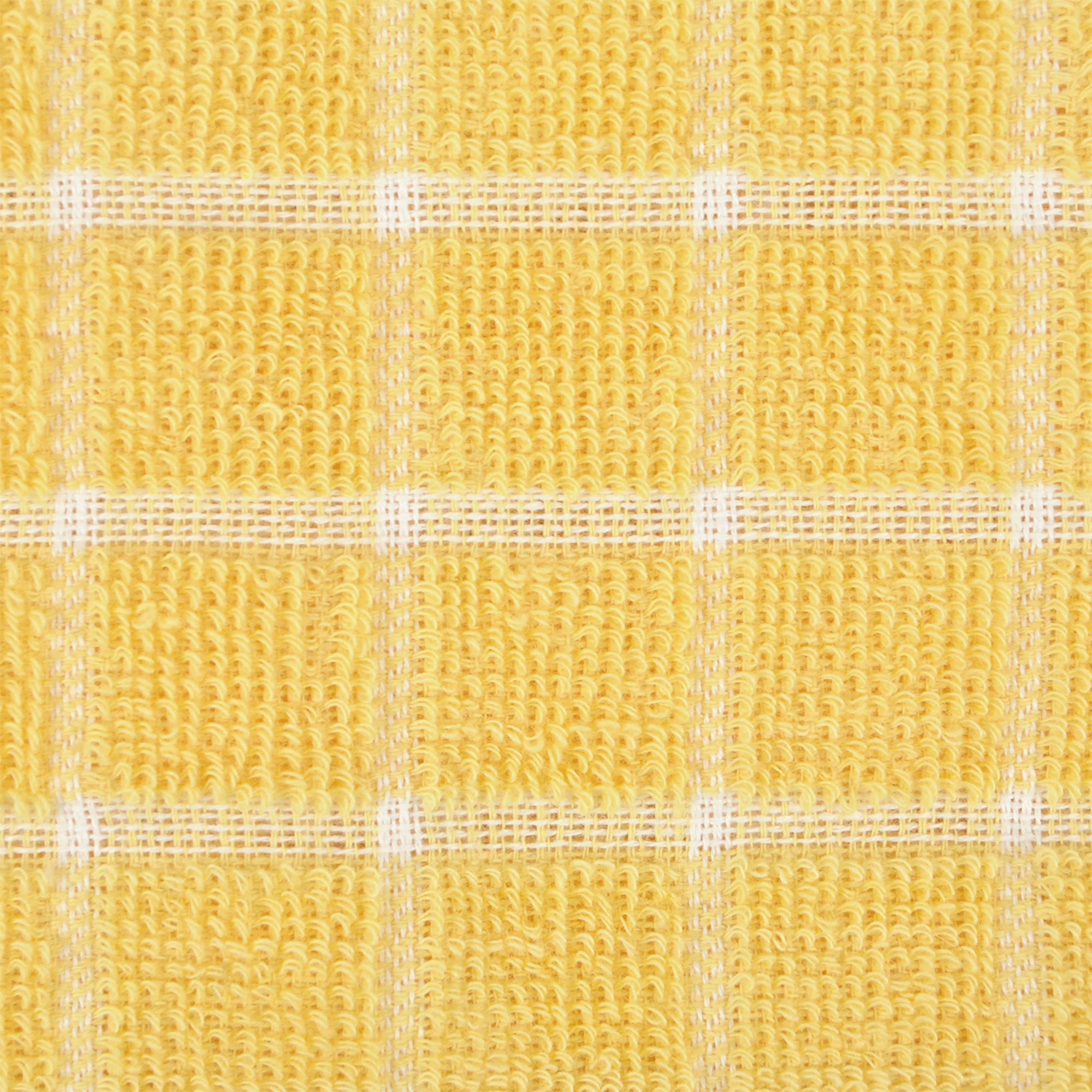 DII Yellow Combo Windowpane Dishcloth (Set of 6)