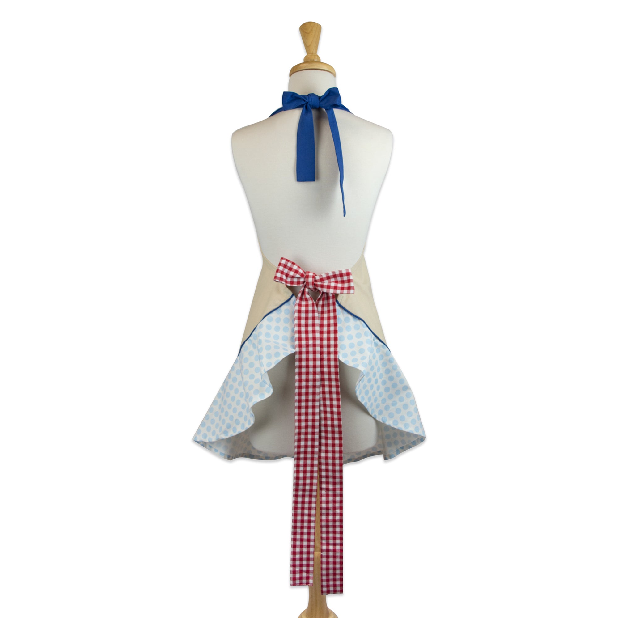 DII Red Rooster Ruffle Apron