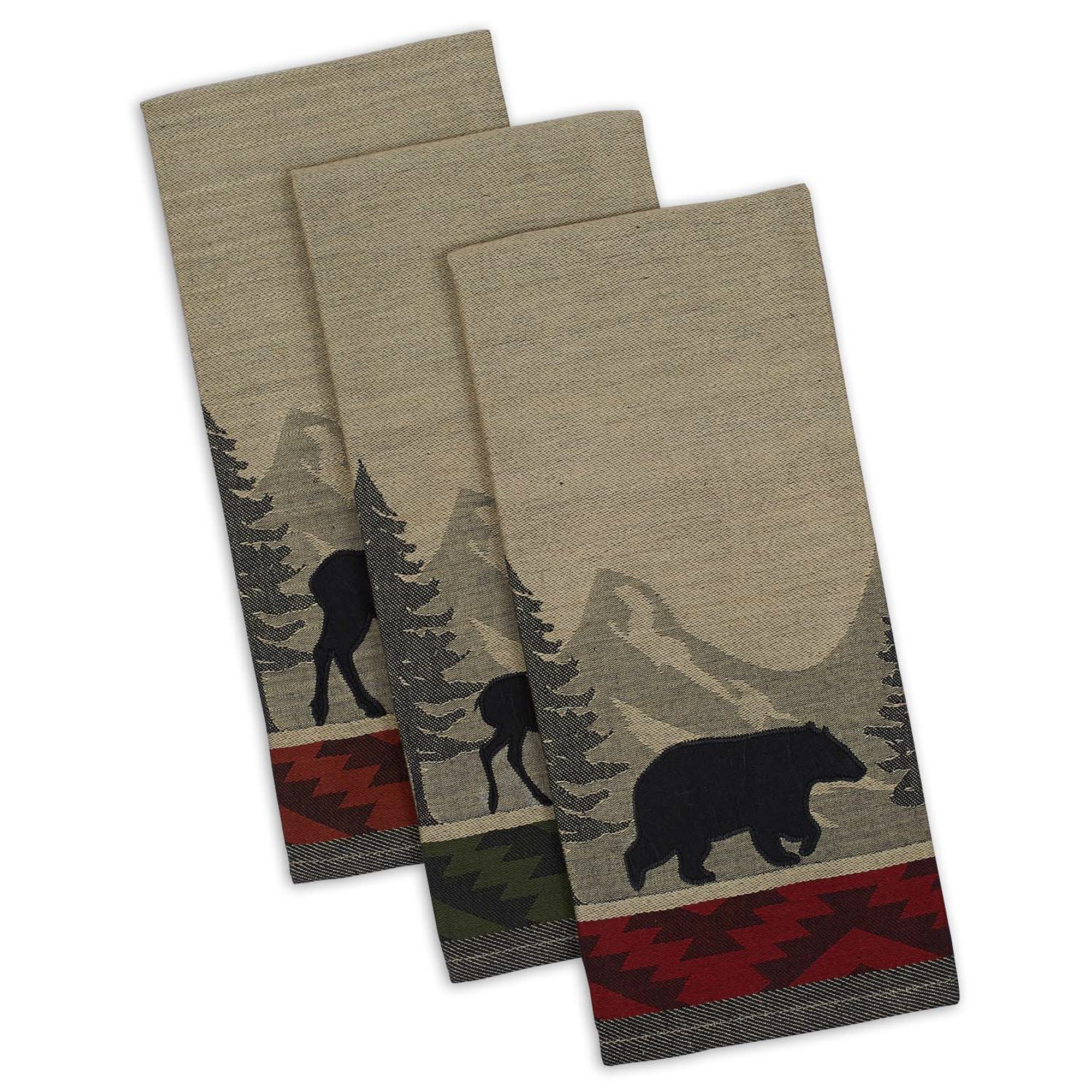 Dii Walk In The Woods Jacquard Dishtowel (Set Of 3)
