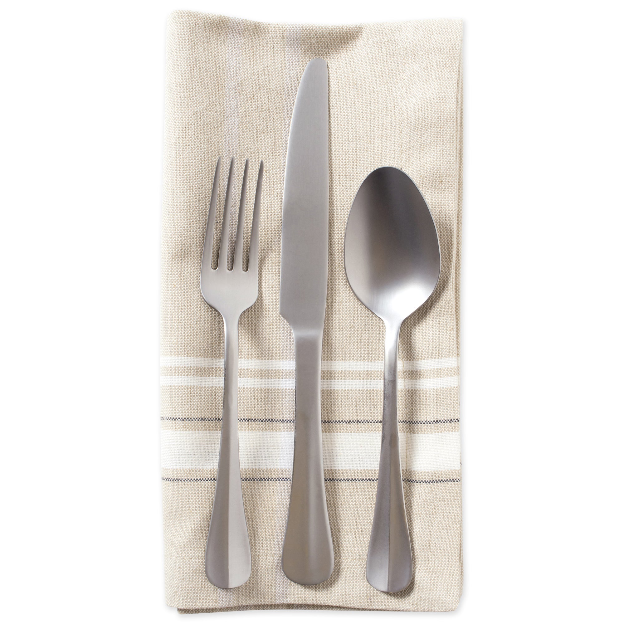 DII White French Stripe Napkin (Set of 6)