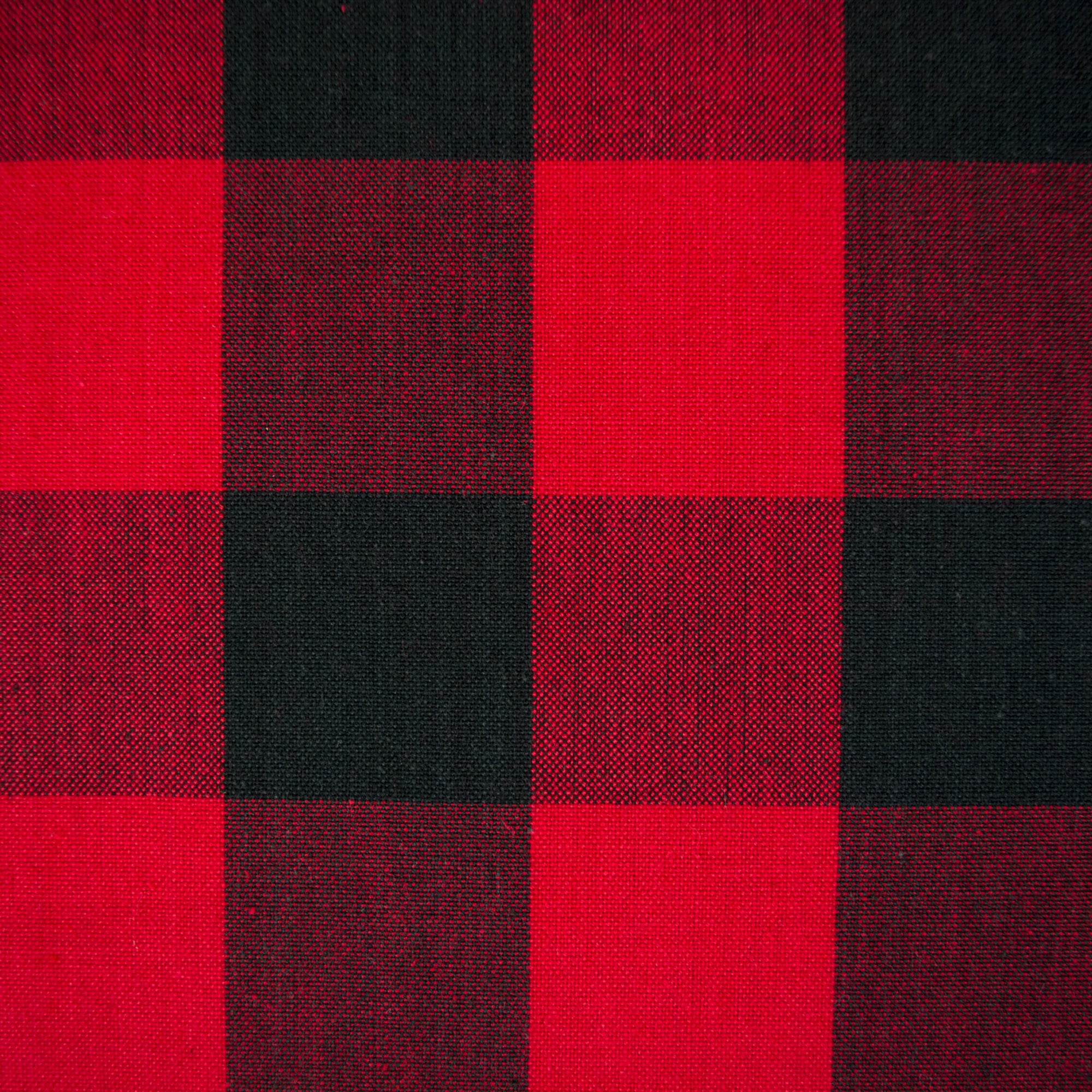 DII Red Buffalo Check Tablecloth 70 Round