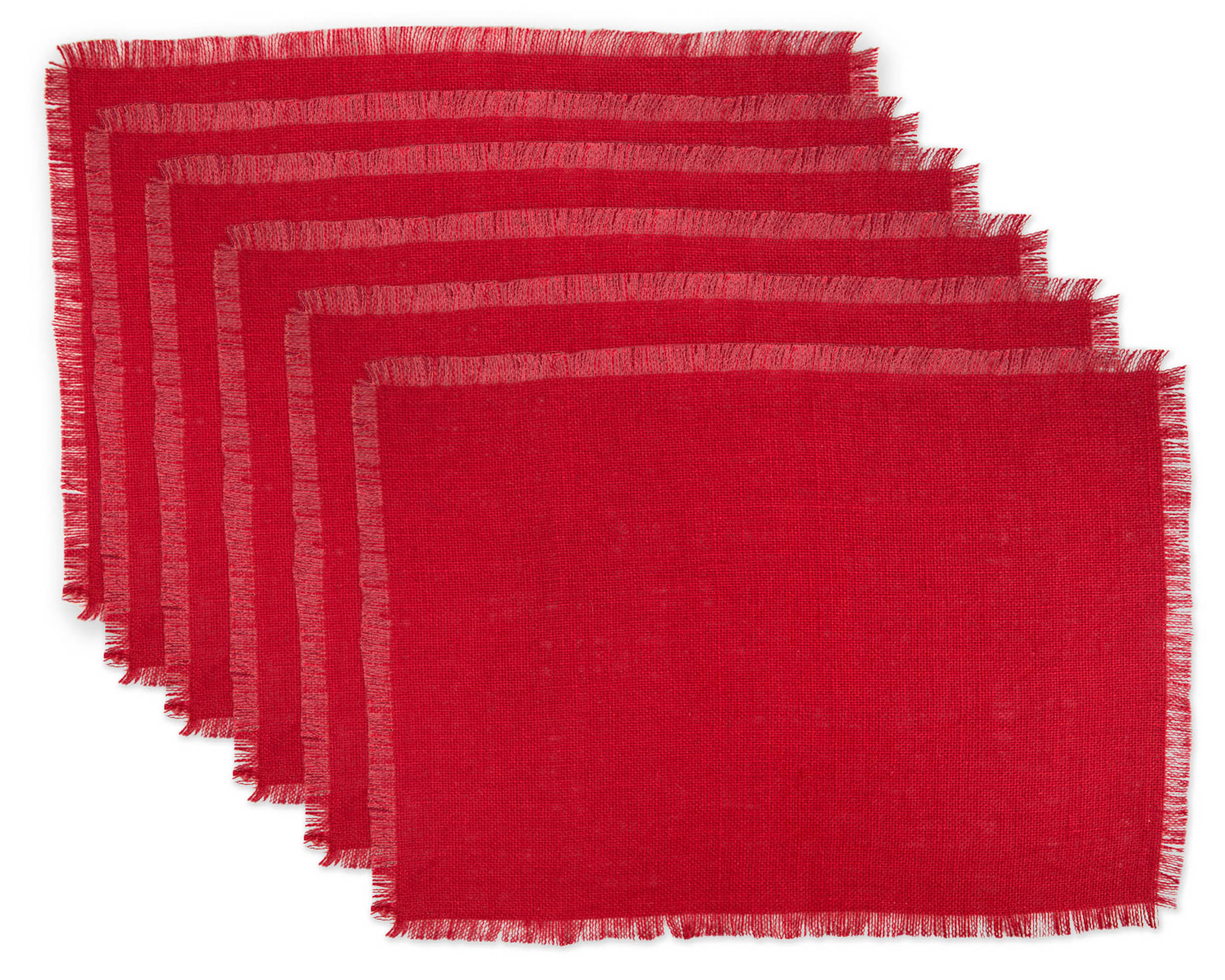 Dii Tango Red Jute Placemat (Set Of 6)