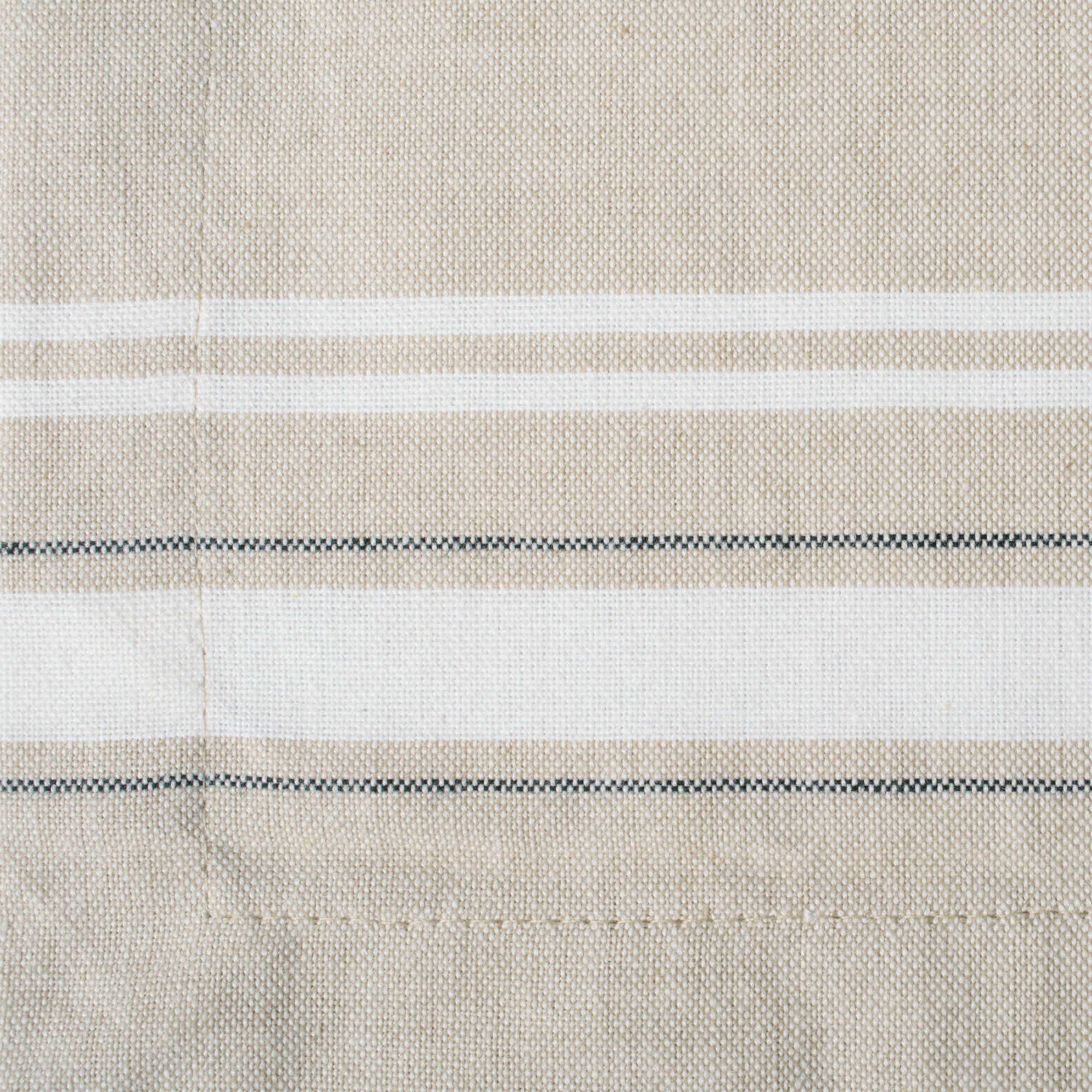 DII White French Stripe Placemat (Set of 6)