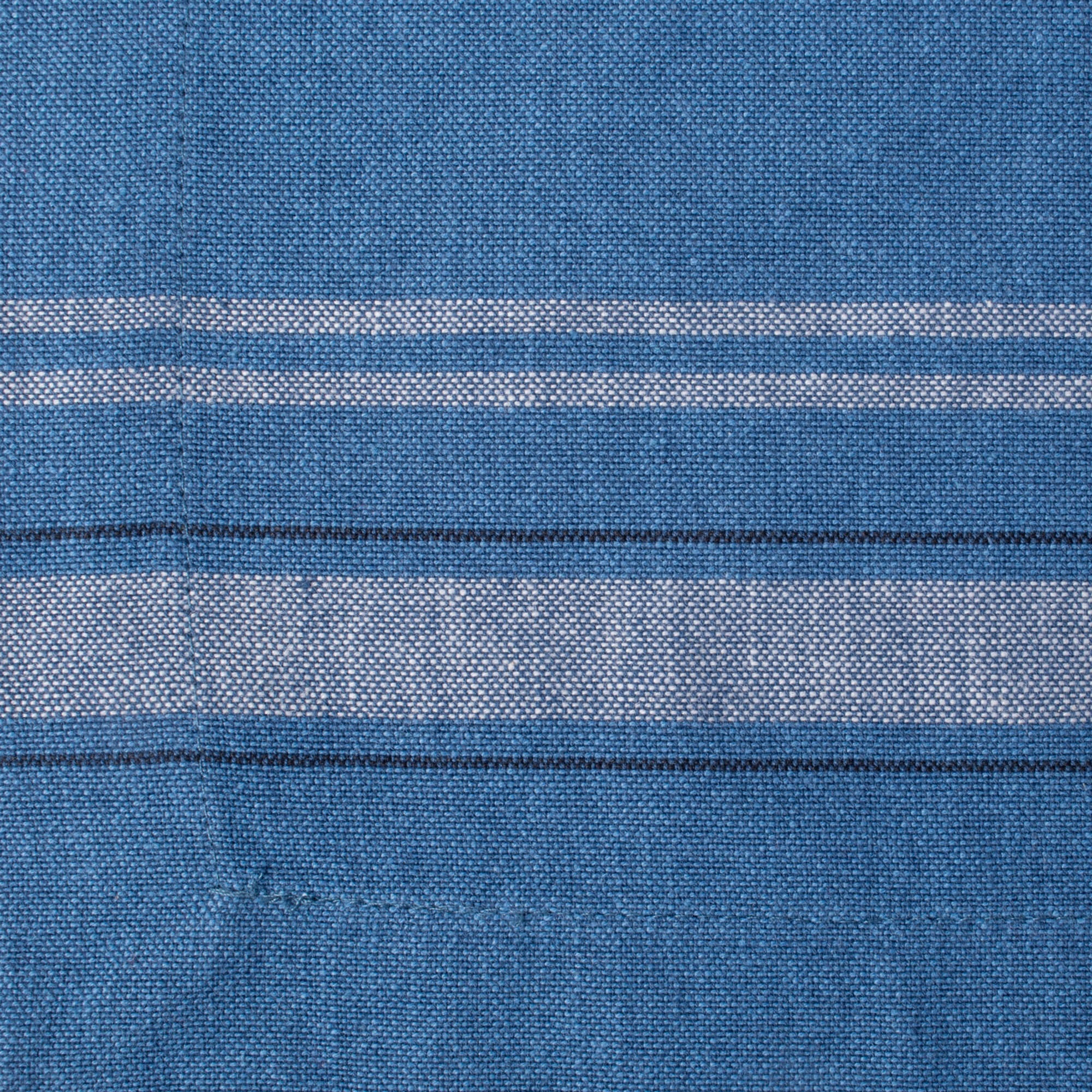 DII Blue Chambray French Stripe Placemat (Set of 6)