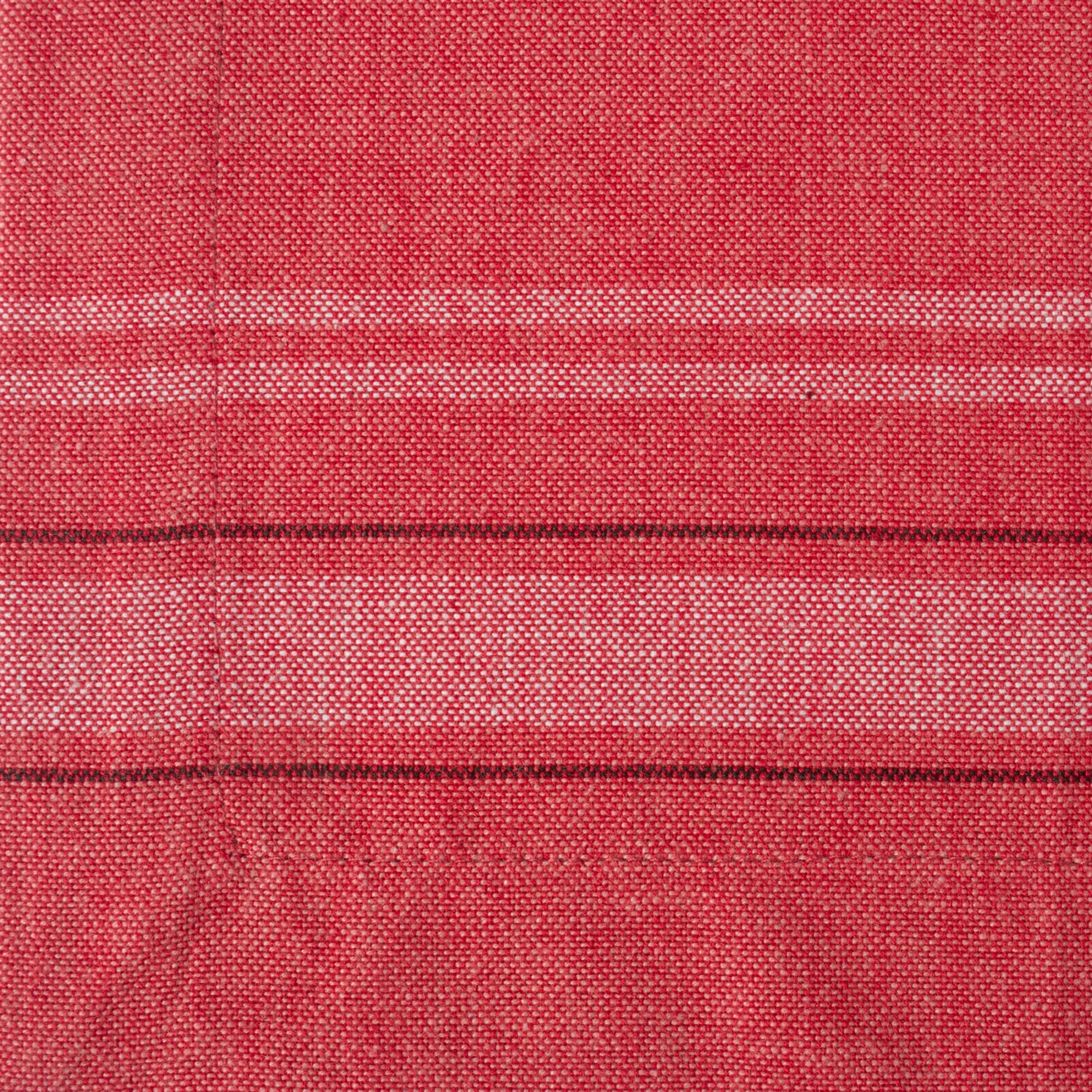 DII Red Chambray French Stripe Placemat (Set of 6)