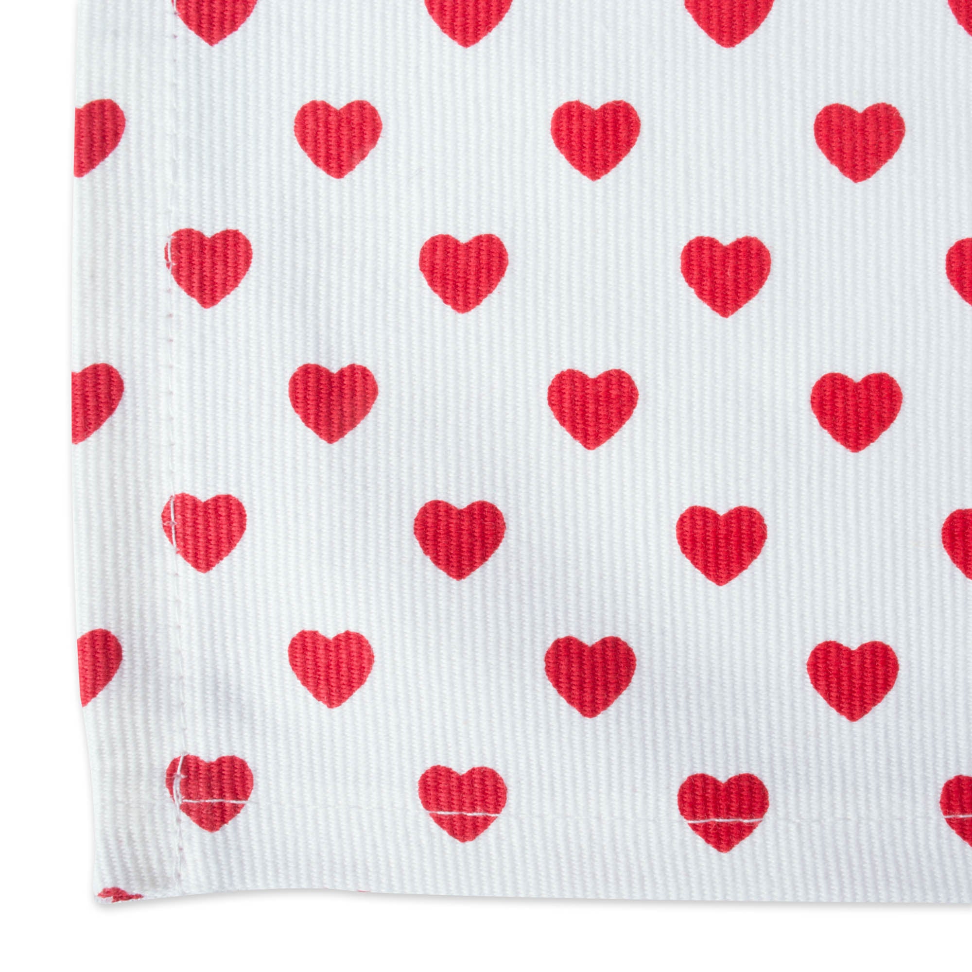 DII Lil Hearts Ribbed Placemats (Set of 6)