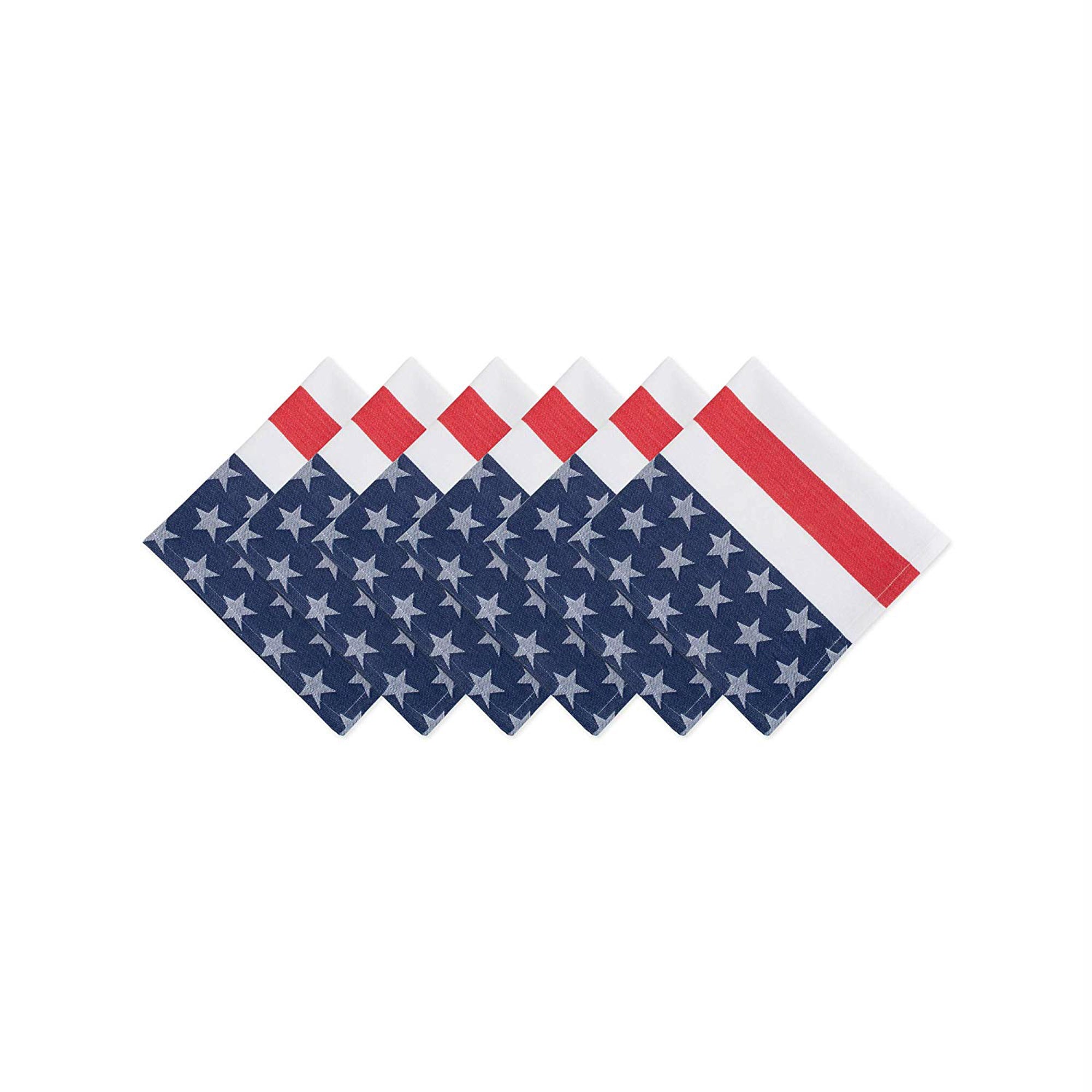 Dii Stars & Stripe Napkin (Set Of 6)