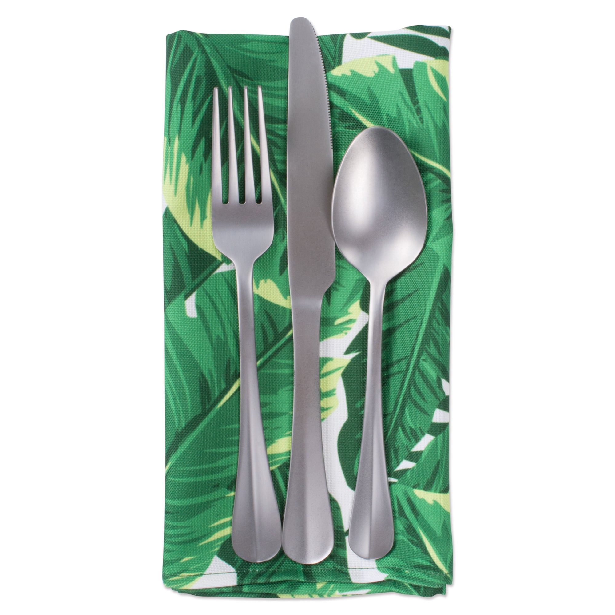 DII Banana Leaf Print Outdoor Napkin (Set of 6)