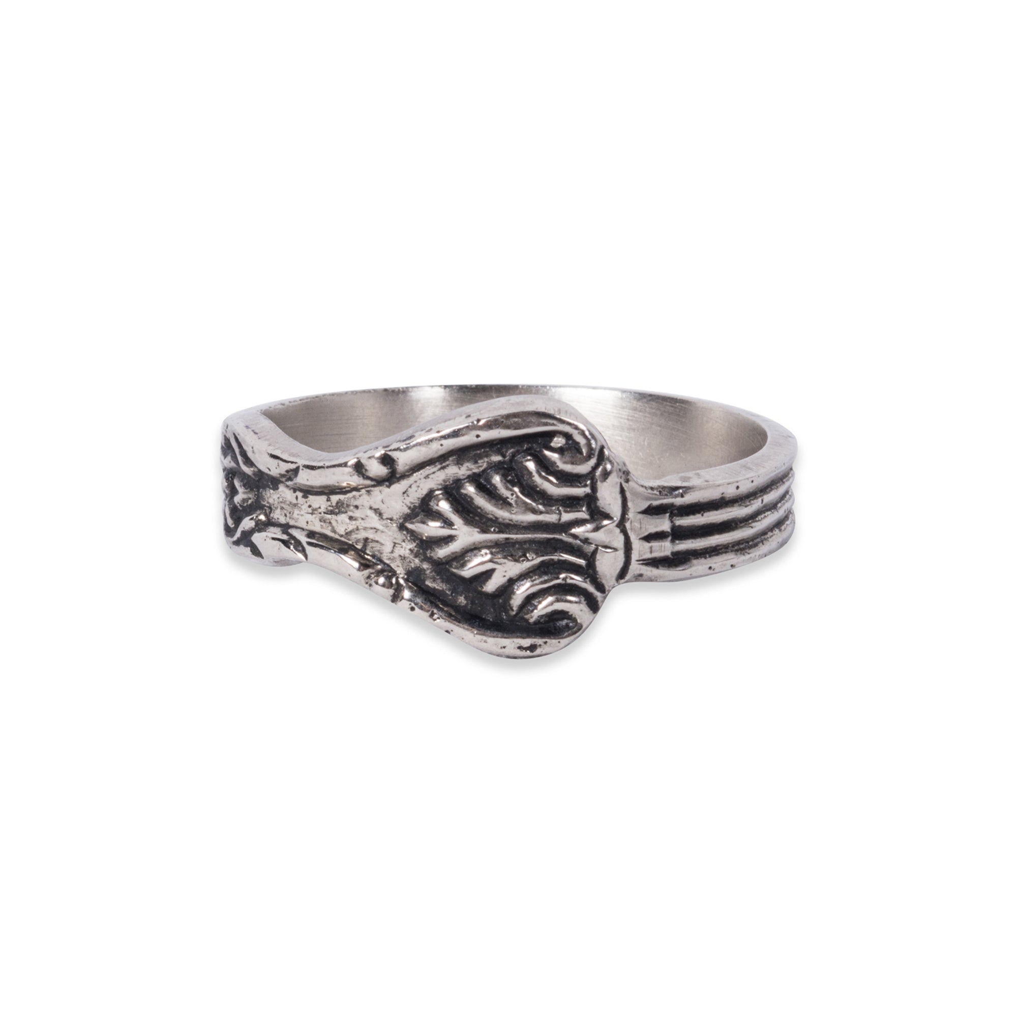 DII Assorted Silver Spoon Napkin Ring (Set of 4)