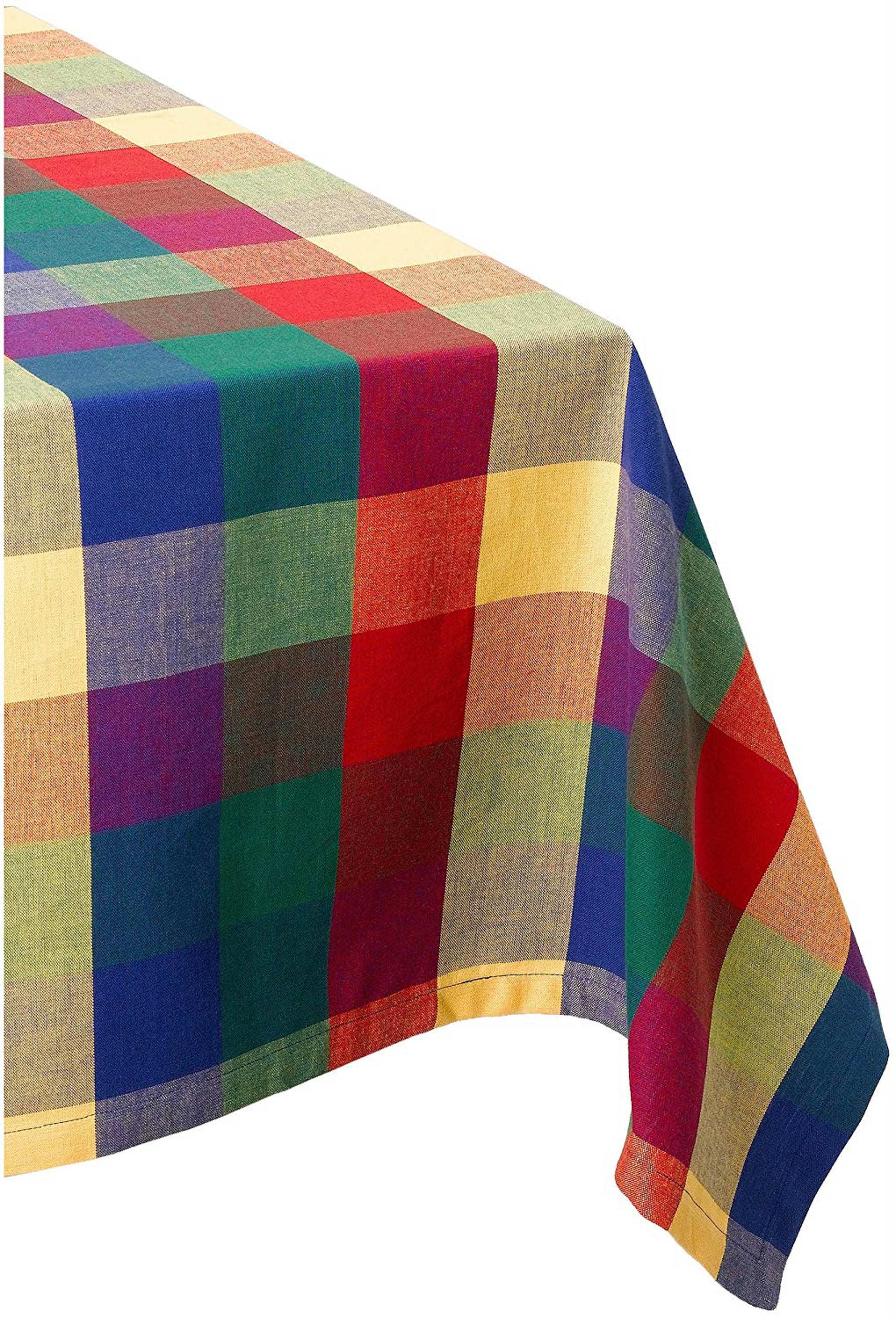 Dii Indian Summer Check Tablecloth