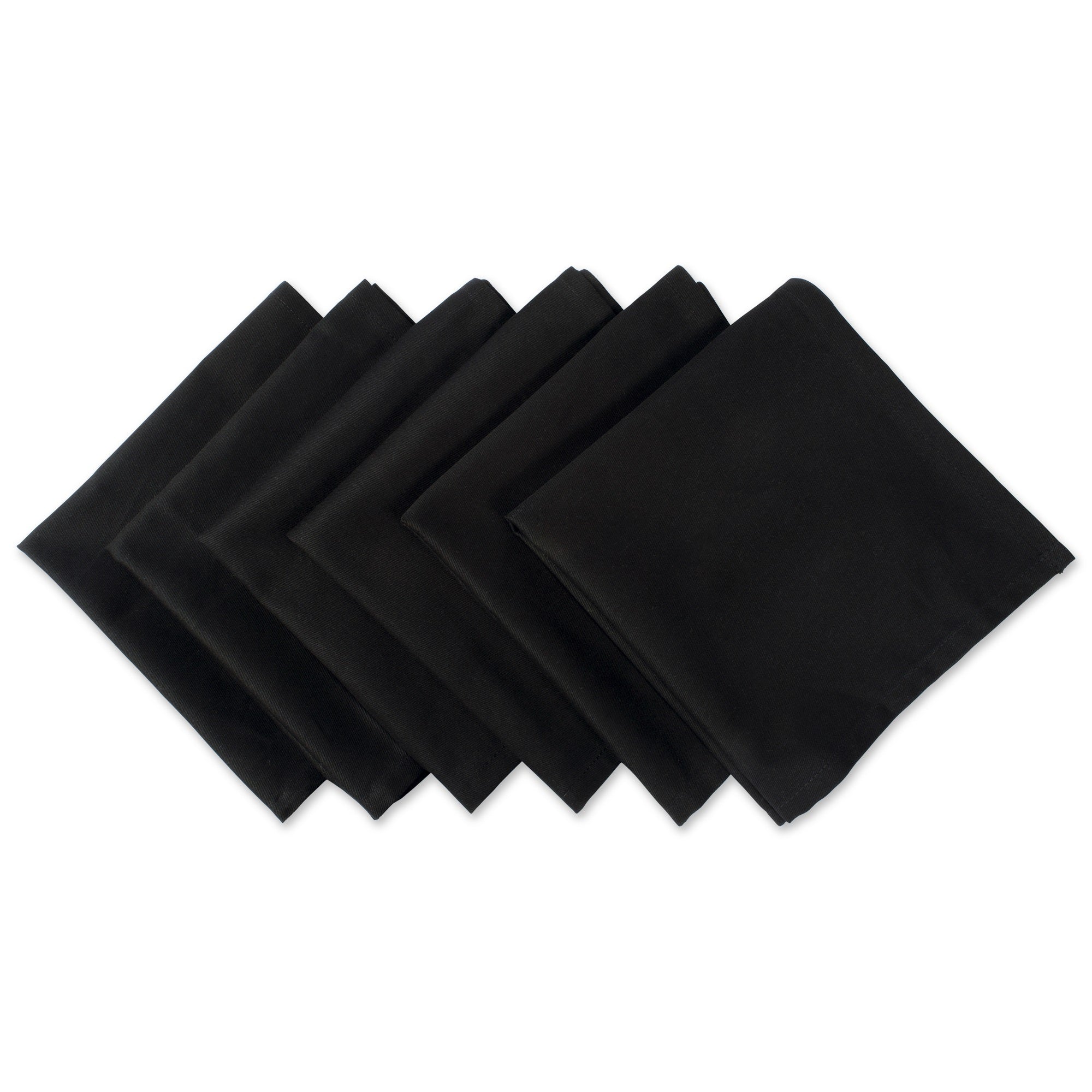 DII Black Napkin (Set of 6)