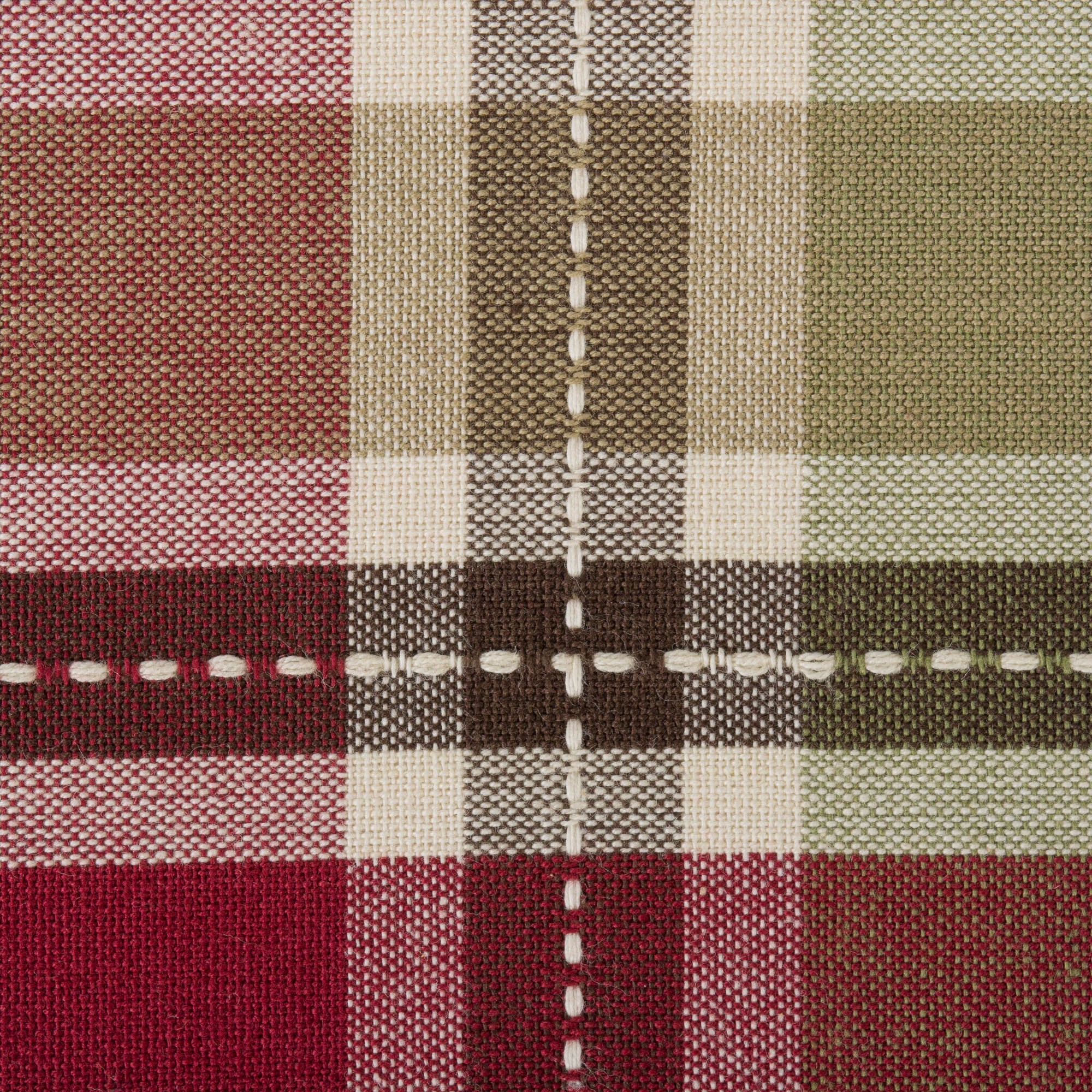 DII Homespun Plaid Table Runner