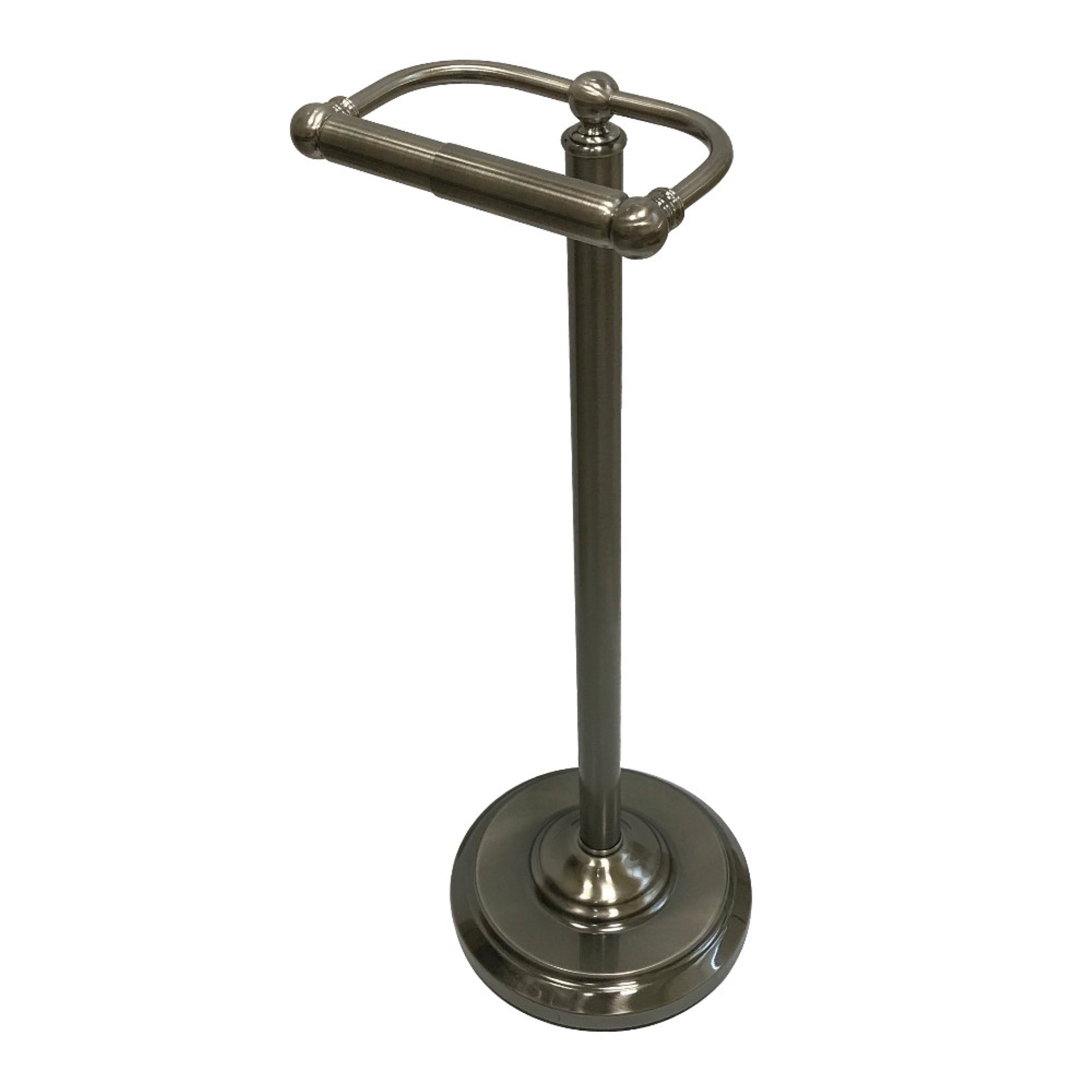 Kingston Brass Cc2004 Vintage Freestanding Toilet Paper Holder, Black Stainless