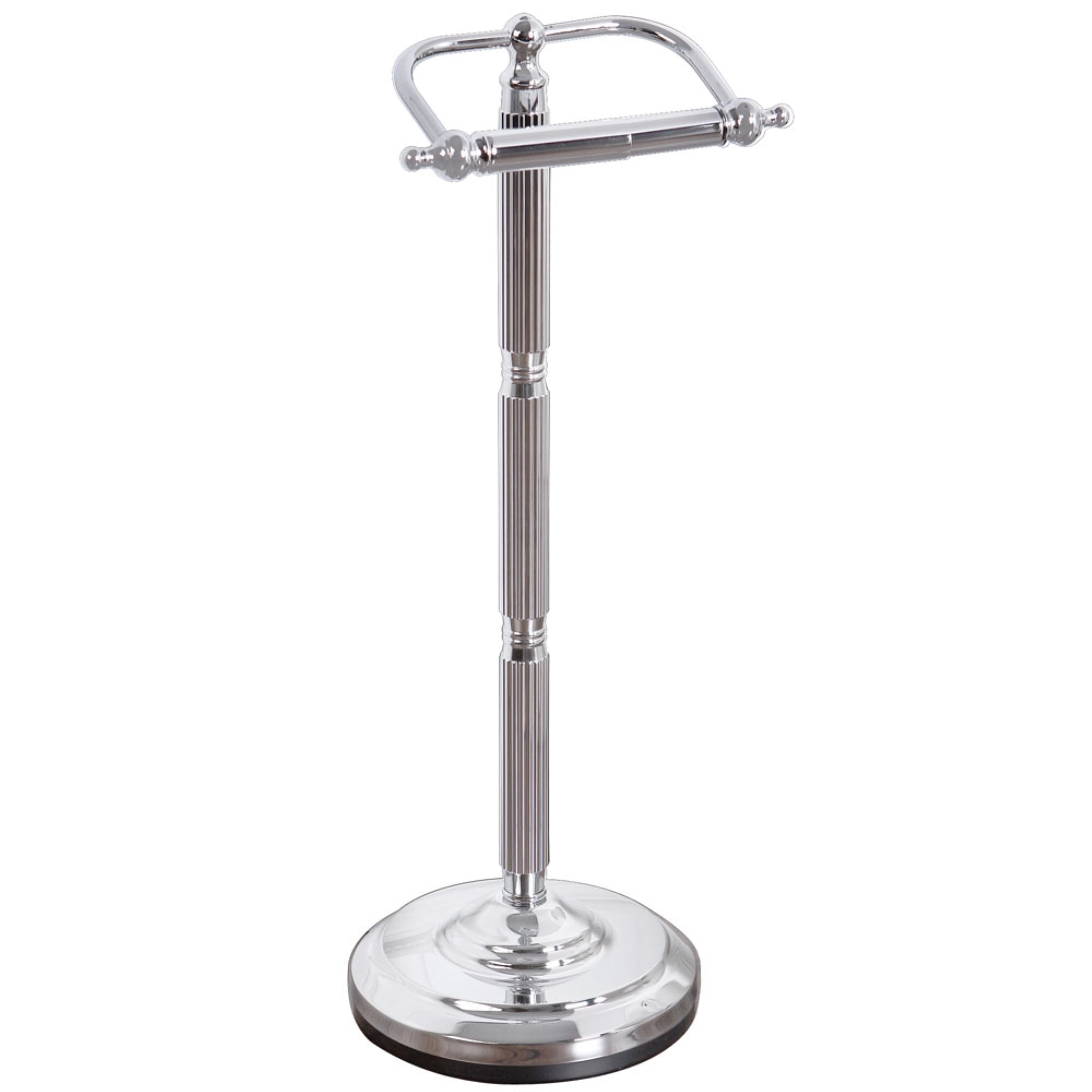 Kingston Brass Cc2101 Georgian Freestanding Toilet Paper Holder, Polished Chrome