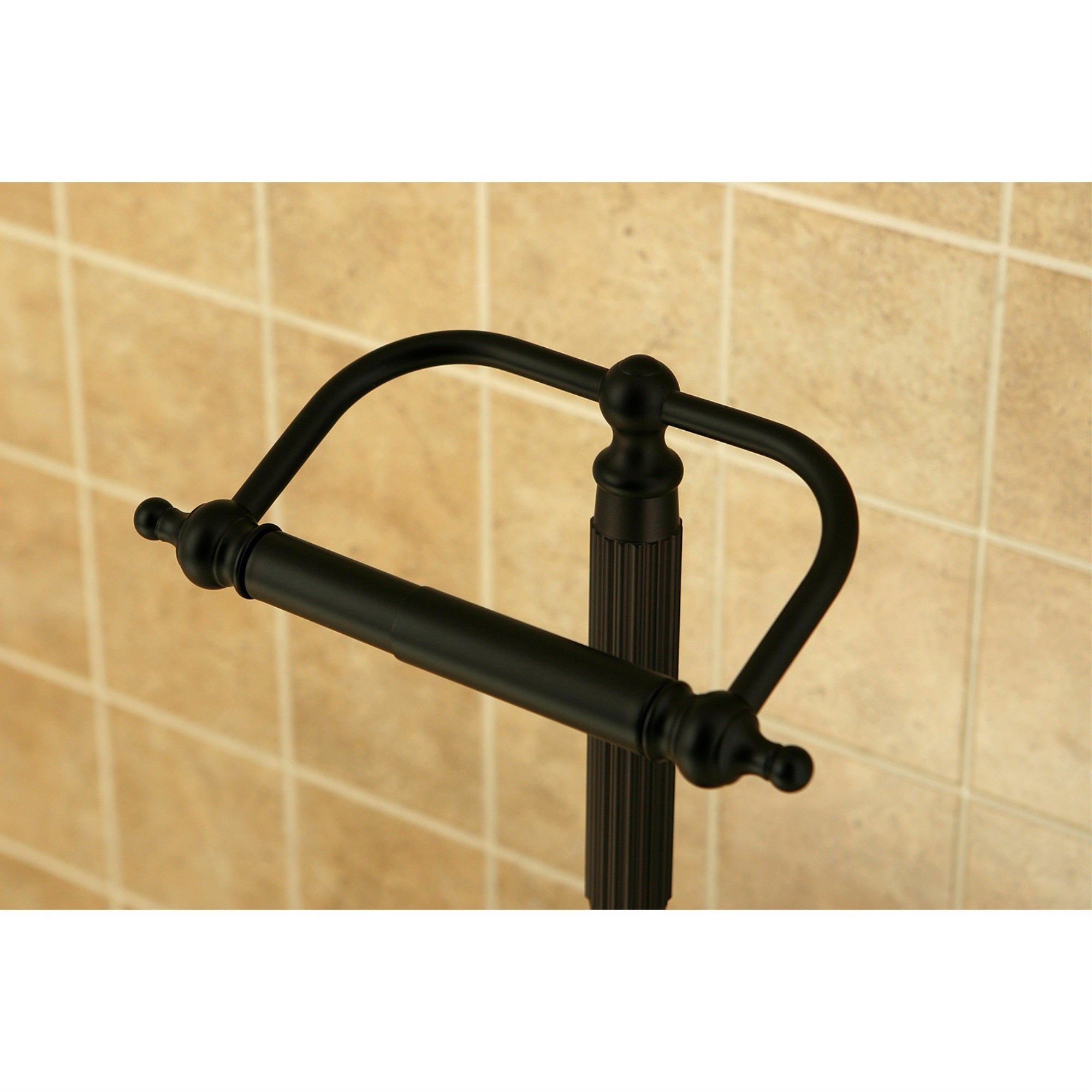 Kingston Brass CC2105 Georgian Freestanding Toilet Paper Holder  Oil Rubbed Bronze
