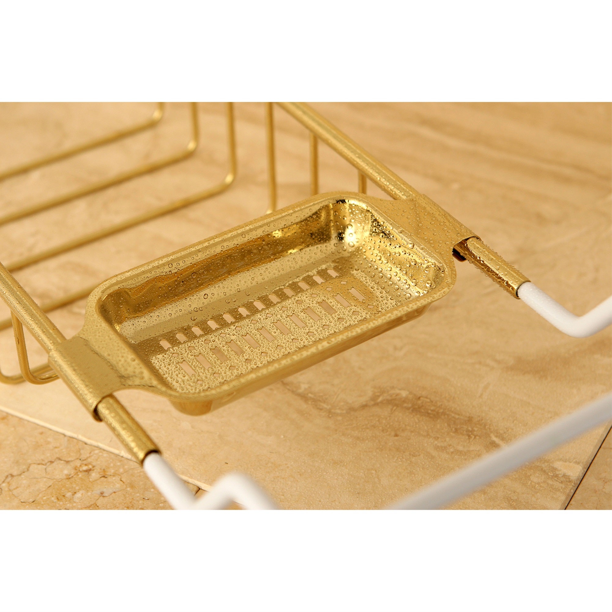 Kingston Brass Cc2152 Clawfoot Bath Tub Shelf, Polished Brass