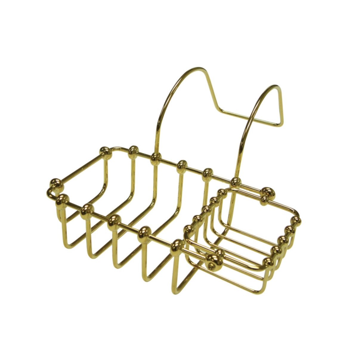 Kingston Brass Cc2172 7'' Swivel Soap And Sponge Holder, Polished Brass