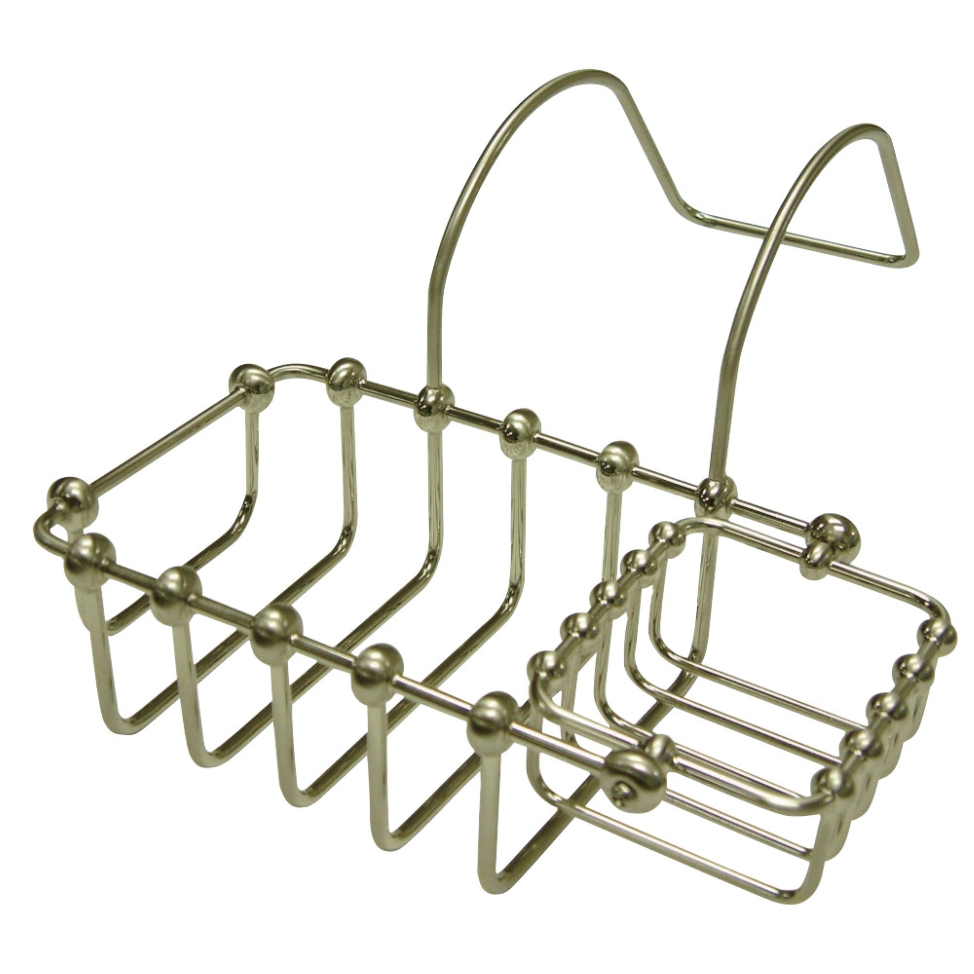 Kingston Brass Cc2178 7'' Swivel Soap And Sponge Holder, Brushed Nickel