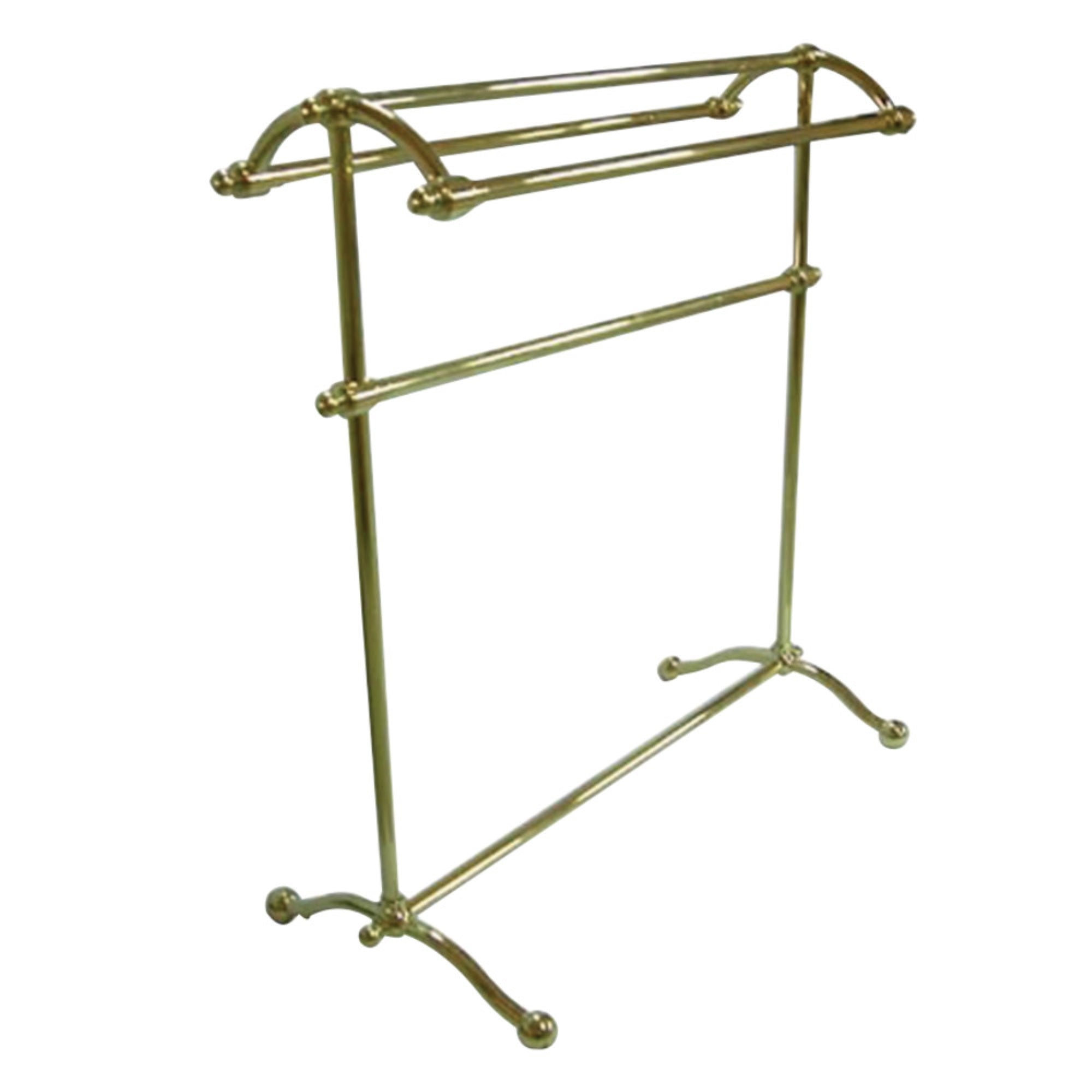 Kingston Brass Cc2292 Pedestal Towel Rack, Polished Brass
