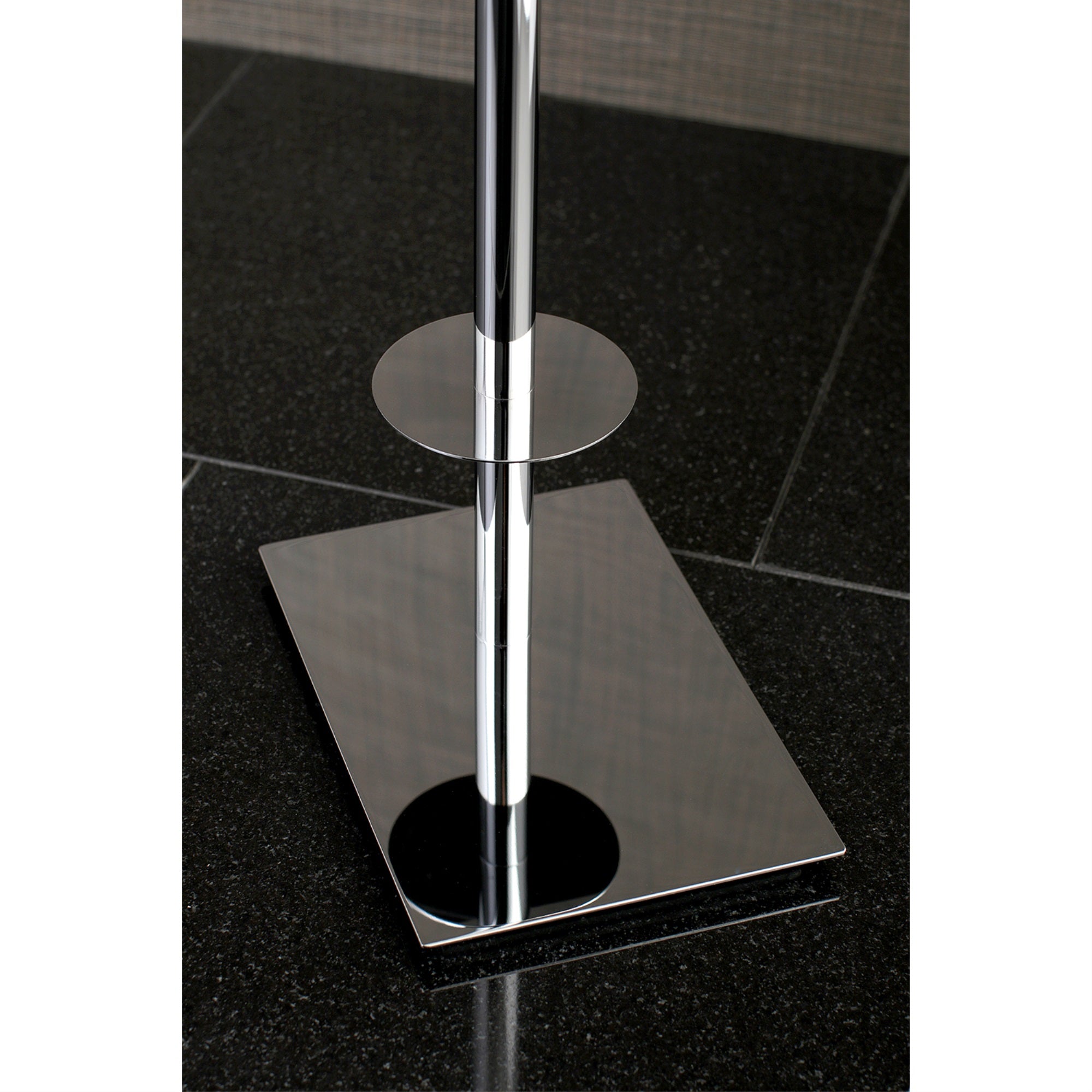 Kingston Brass CC8001 Claremont Freestanding Toilet Paper Stand  Polished Chrome
