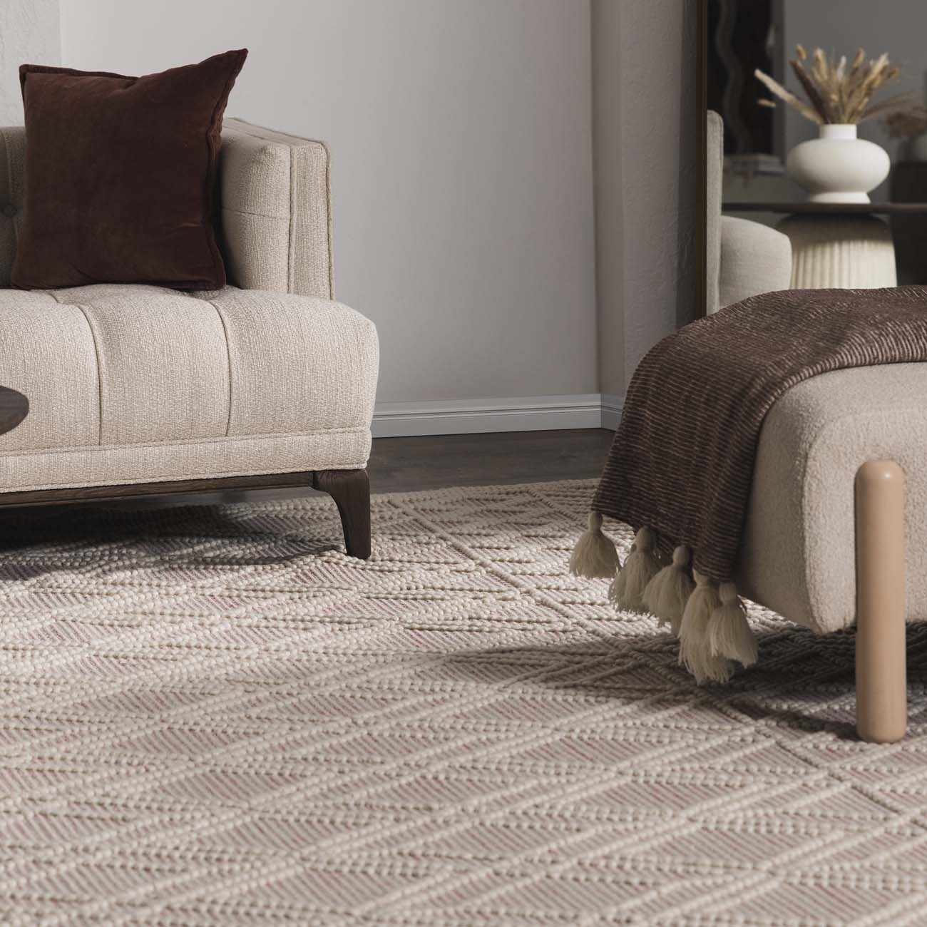 Ramsbury Pink Runner Rug