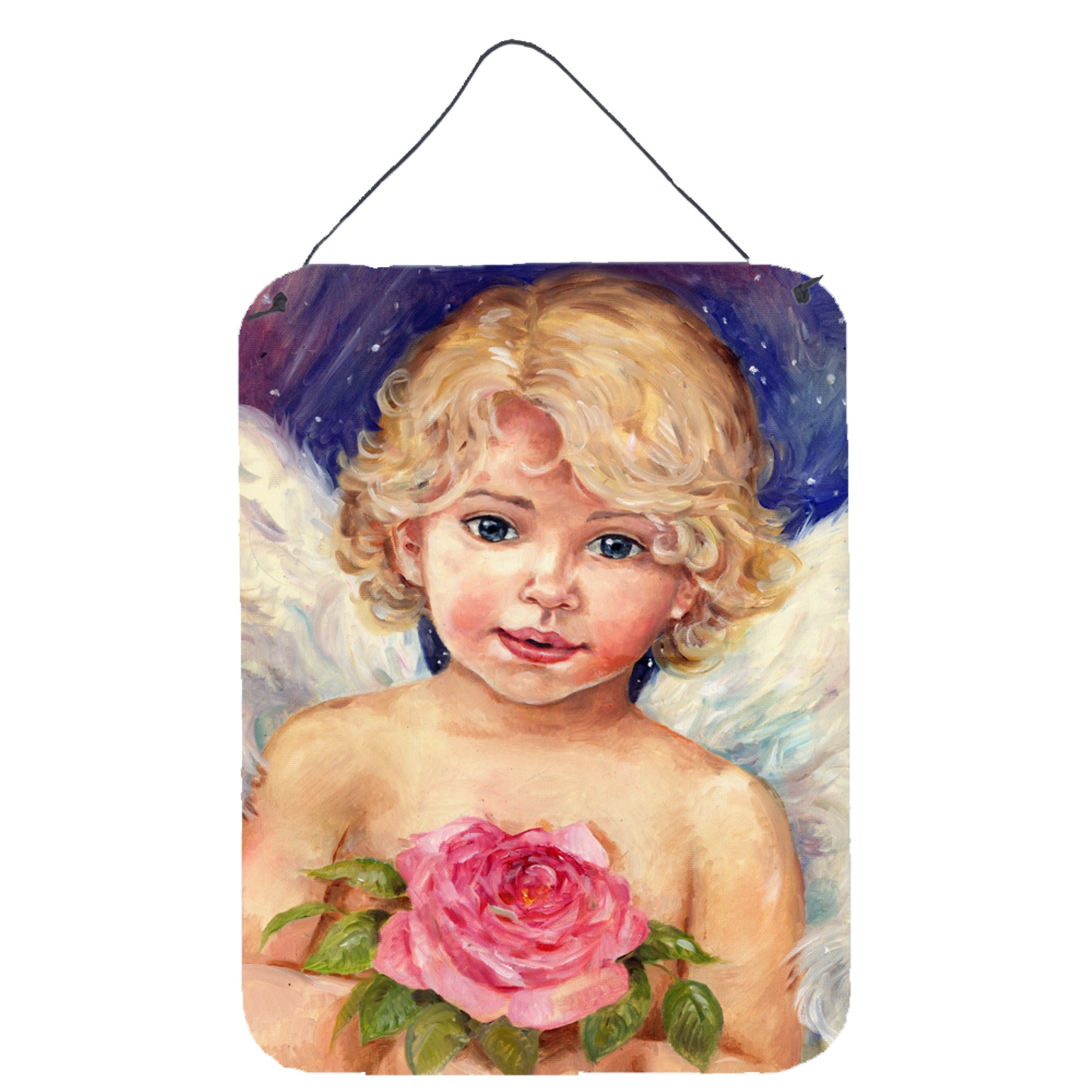 'Caroline'S Treasures Little Angel By Debbie Cook Wall Or Door Hanging Prints Cdco0249Ds1216, 16''''H X 12''''W, Multicolor''
