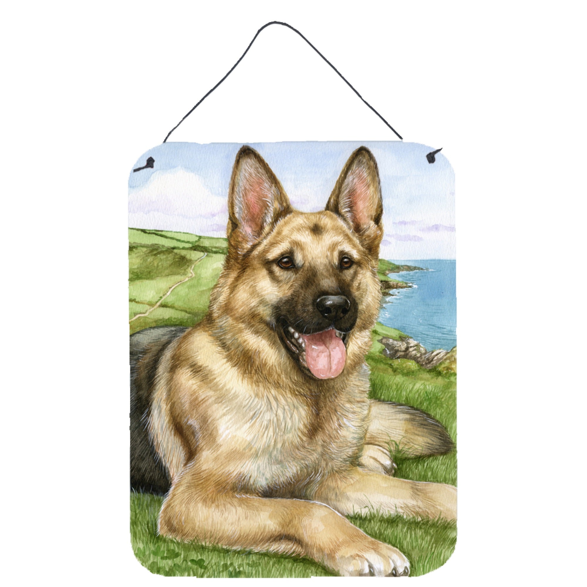 'Caroline'S Treasures German Shepherd By Debbie Cook Wall Or Door Hanging Prints Cdco0386Ds1216, 16Hx12W, Multicolor''