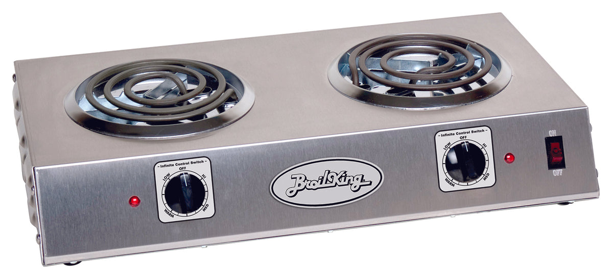 Professional Double Burner Range - Stainless