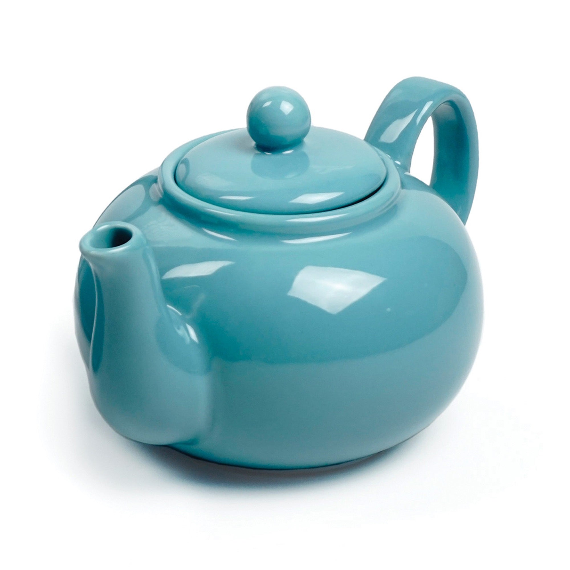 Rsvp International 16Oz Stoneware Teapot, Turquoise