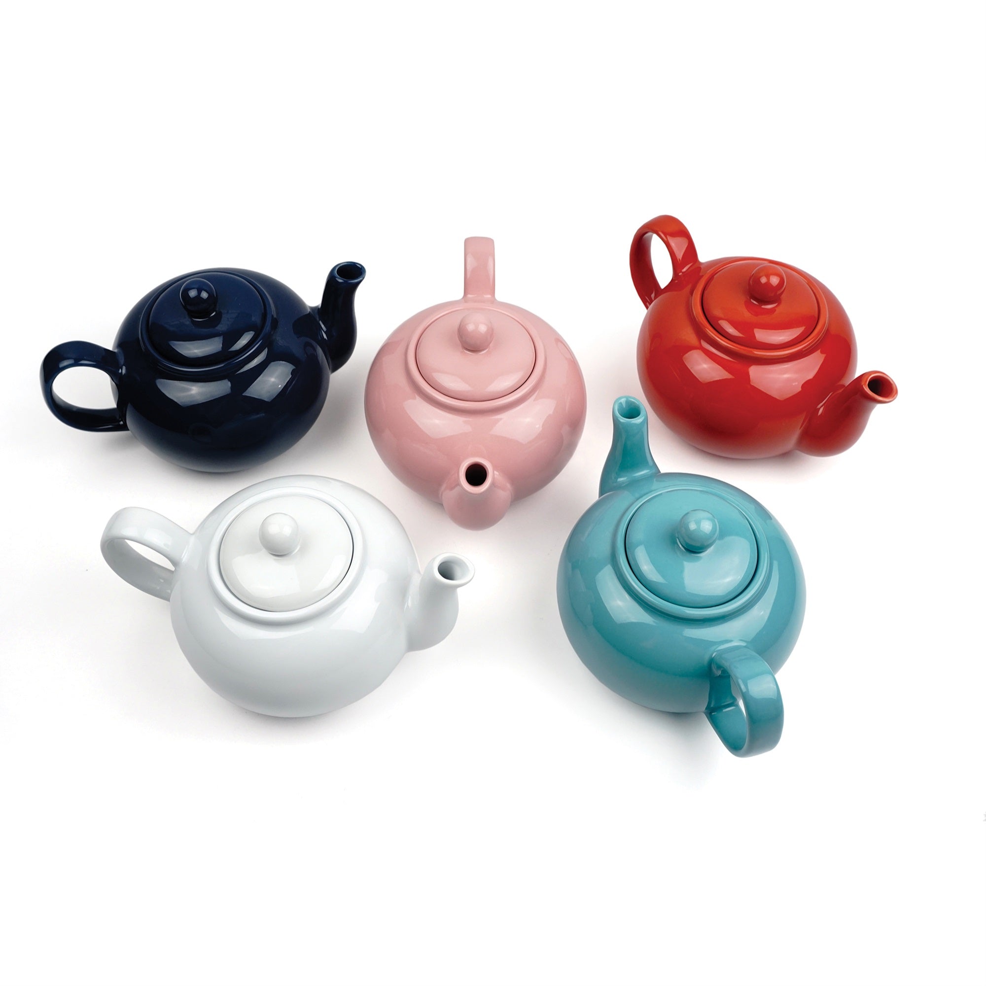 RSVP International 16oz Stoneware Teapot  Turquoise