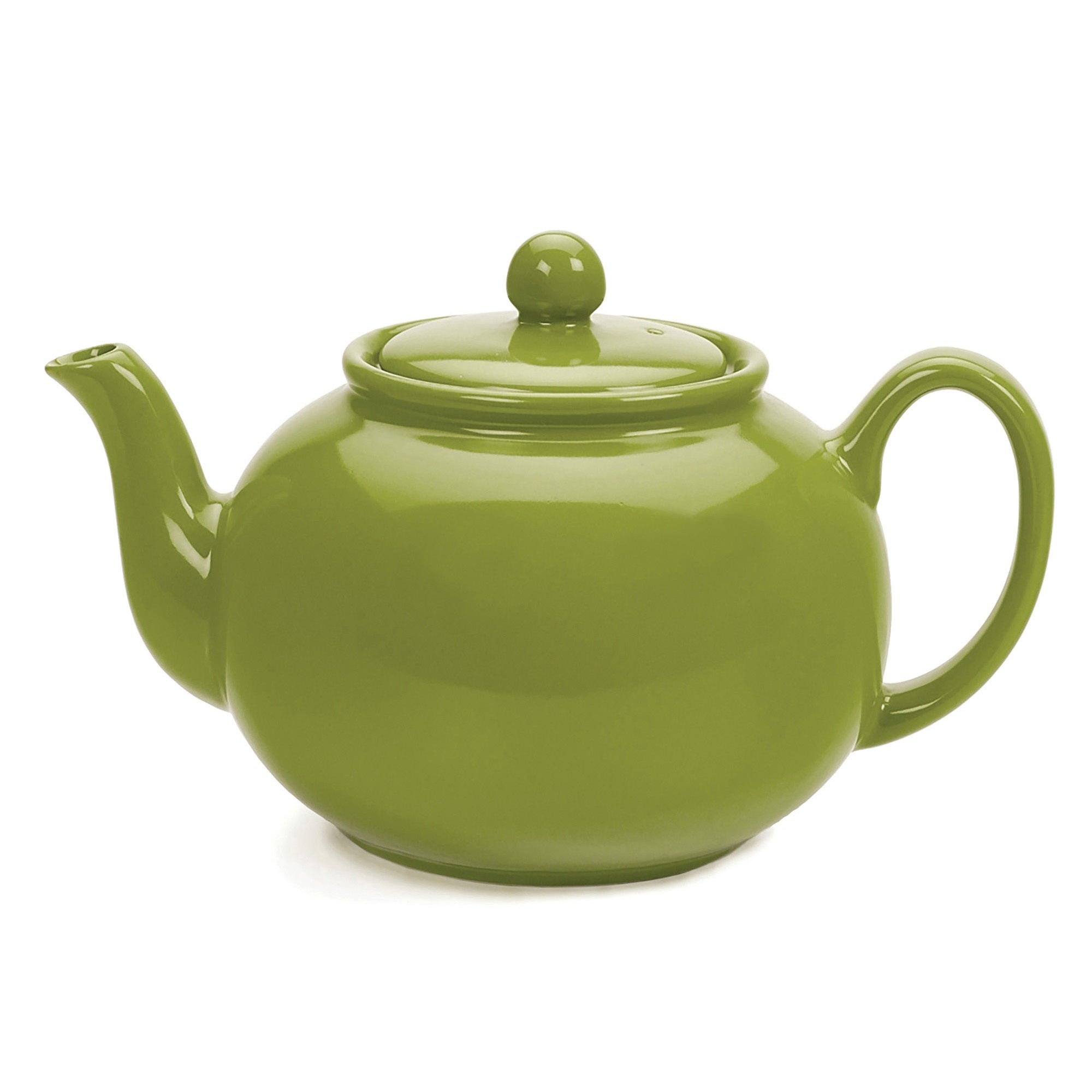 Rsvp International Stoneware Teapot, Green
