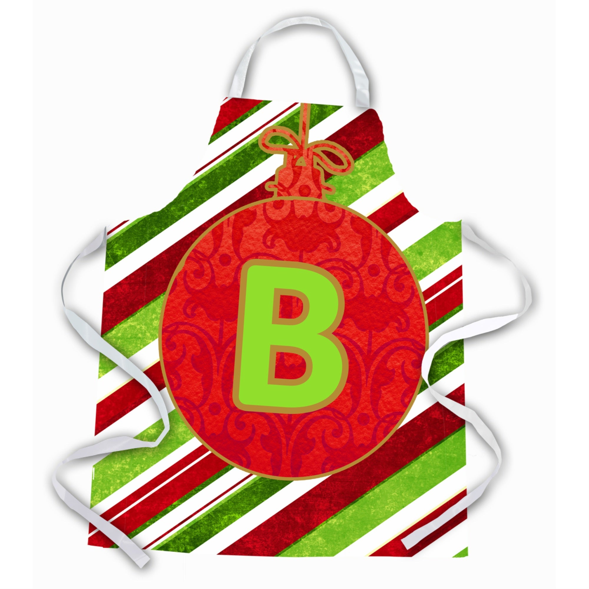 'Caroline'S Treasures Cj1039-Bapron Christmas Ornament Holiday Initial Letter B Apron, Large, Multicolor''
