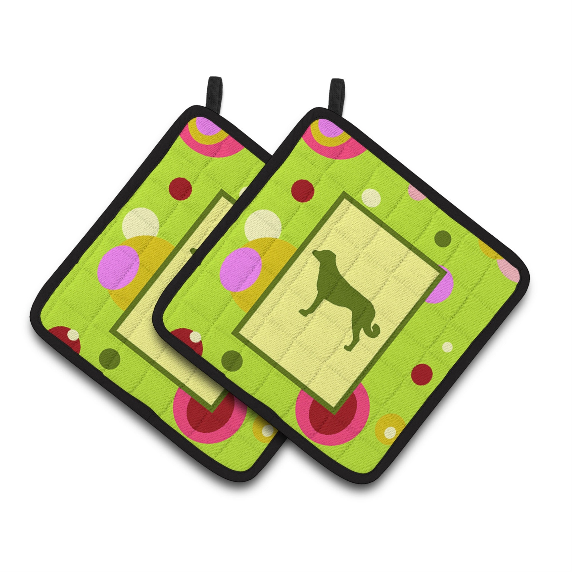 'Caroline'S Treasures Anatolian Shepherd Pair Of Pot Holders Ck1008Pthd, 7.5Hx7.5W, Multicolor''