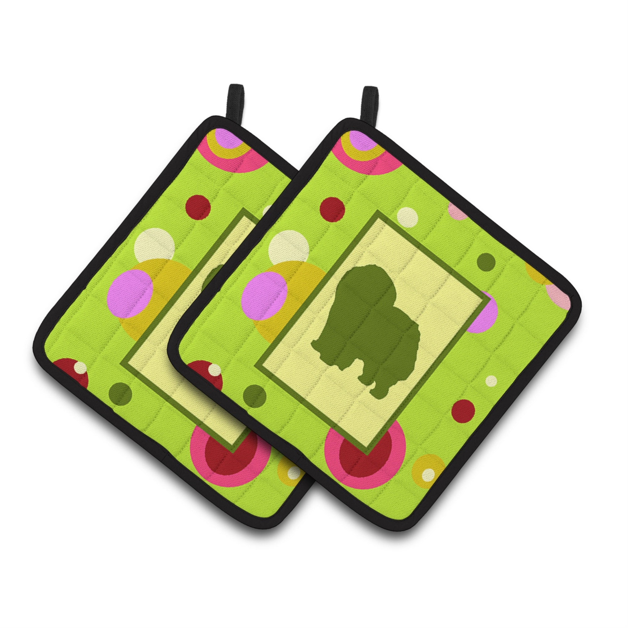 'Caroline'S Treasures Chow Pair Of Pot Holders Ck1125Pthd, 7.5Hx7.5W, Multicolor''