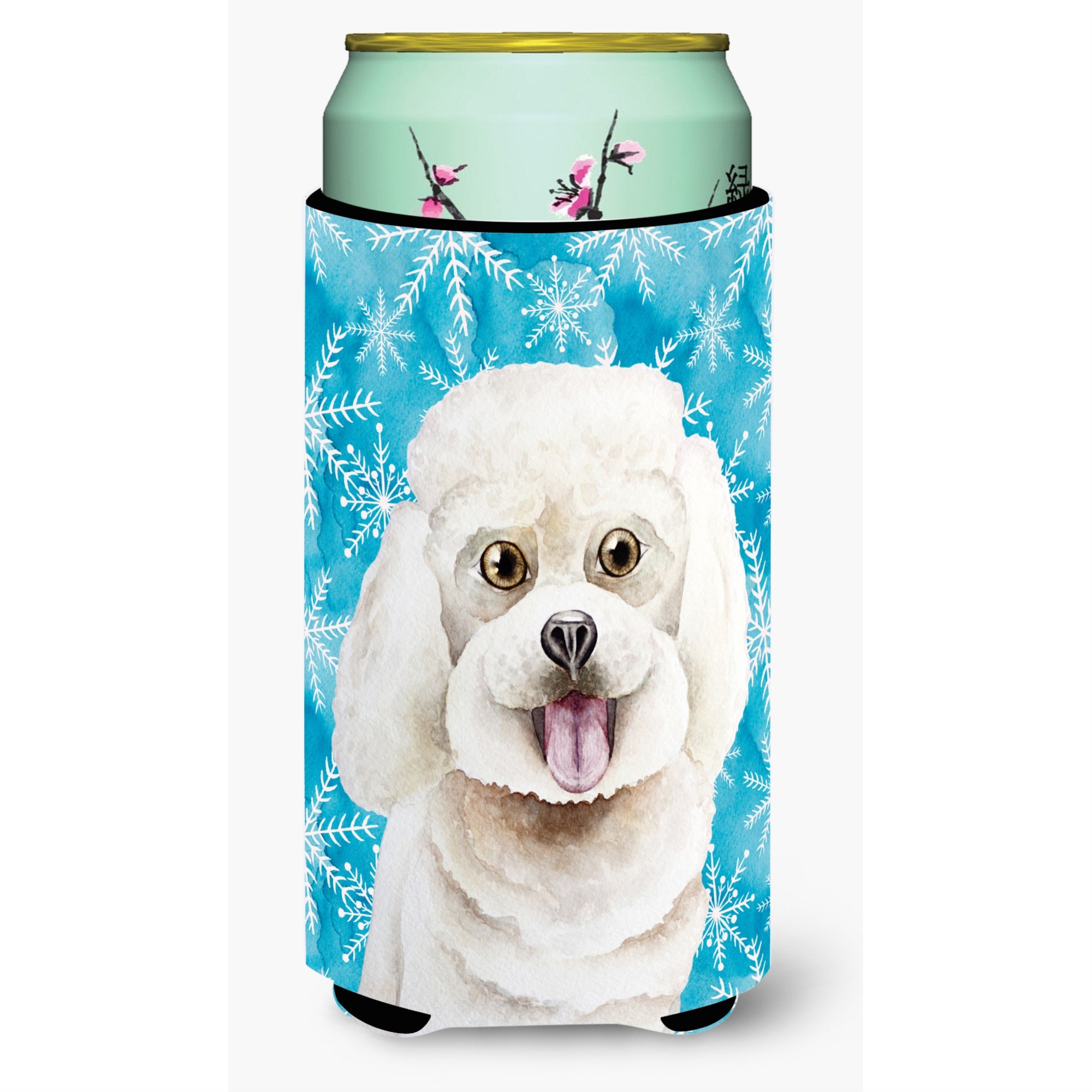 'Caroline'S Treasures Bichon Frise Winter Decorative Can Hugger, Tall Boy, Multicolor''