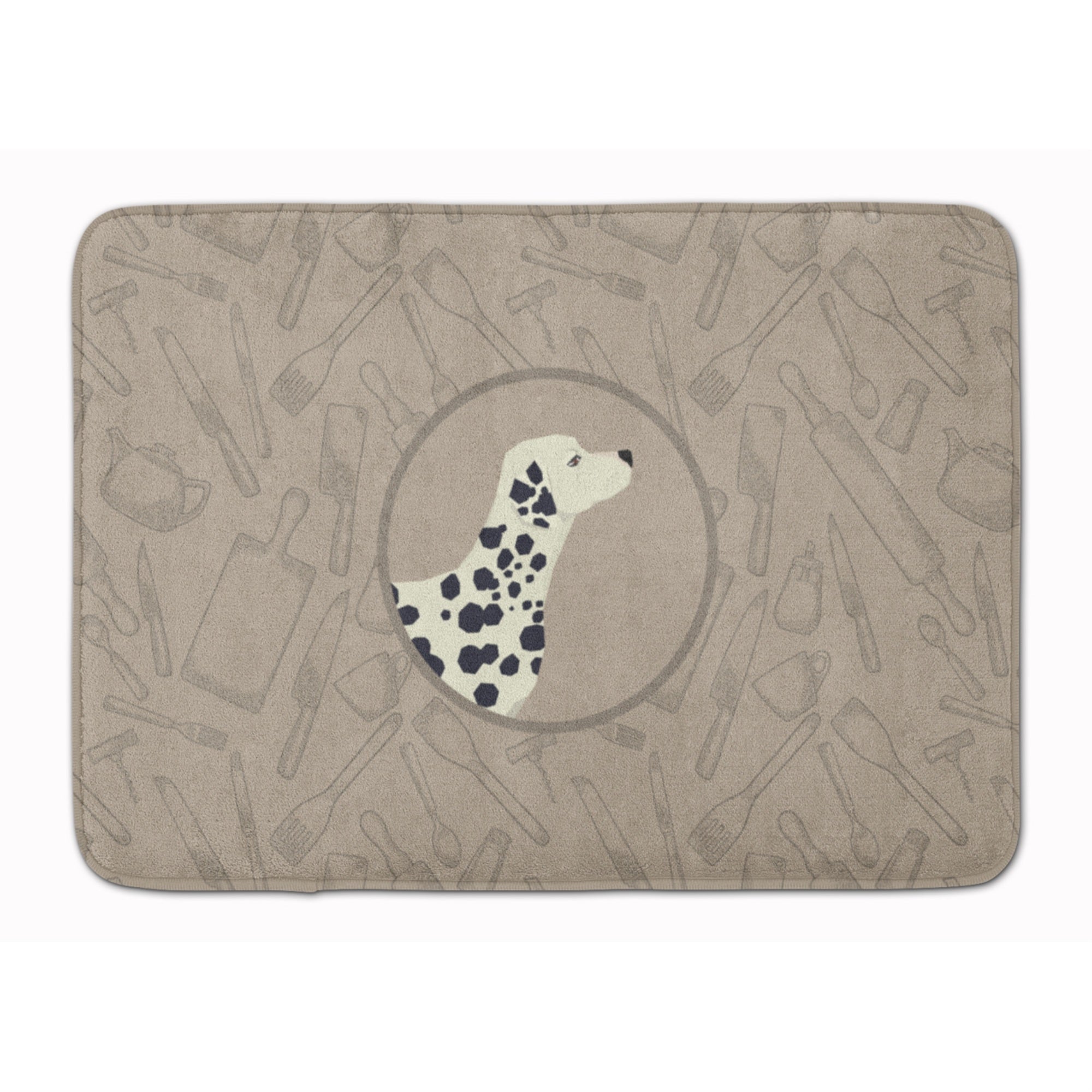 'Caroline'S Treasures Dalmatian In The Kitchen Machine Washable Memory Foam Mat Doormats, Multicolor''