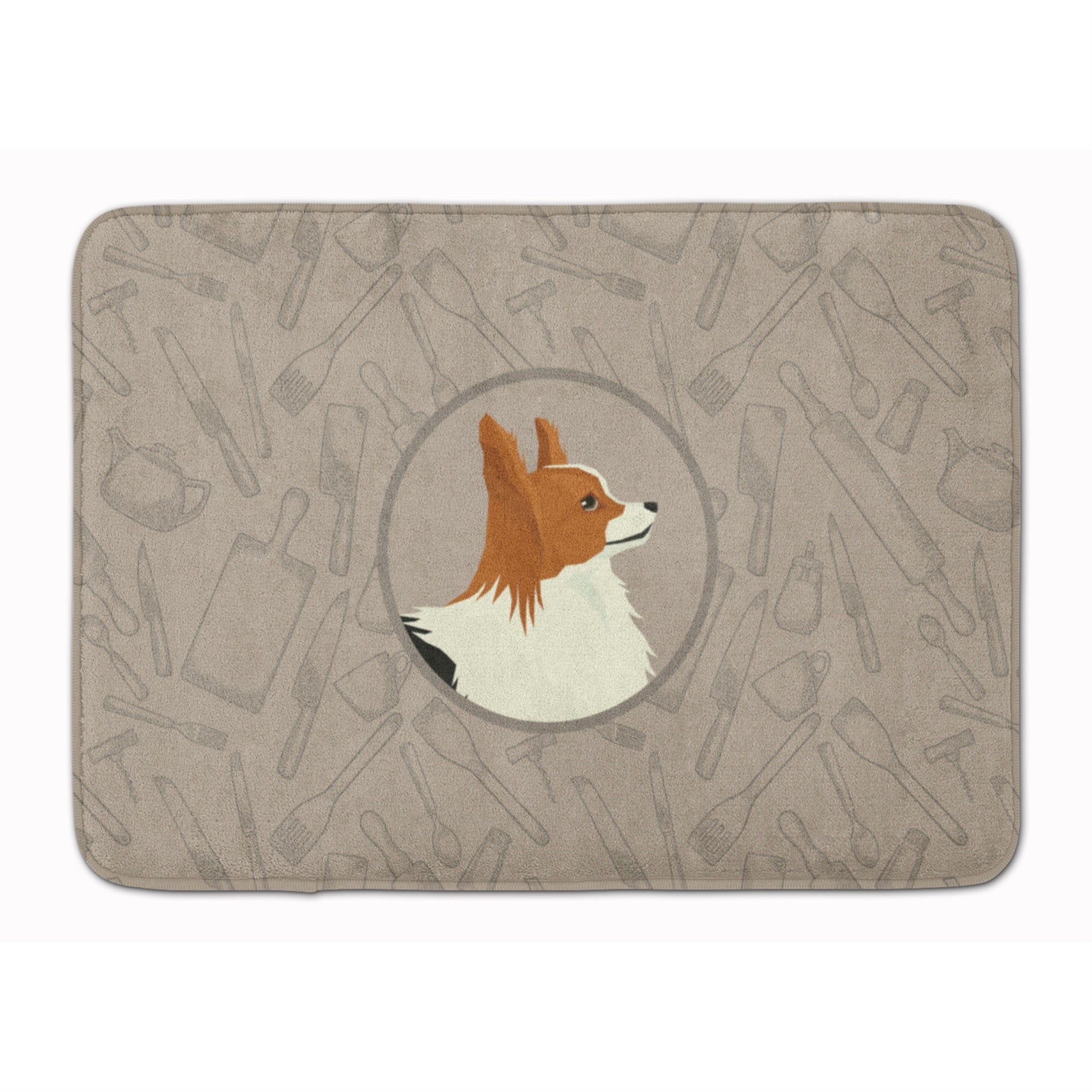 'Caroline'S Treasures Papillon In The Kitchen Machine Washable Memory Foam Mat Doormats, Multicolor''